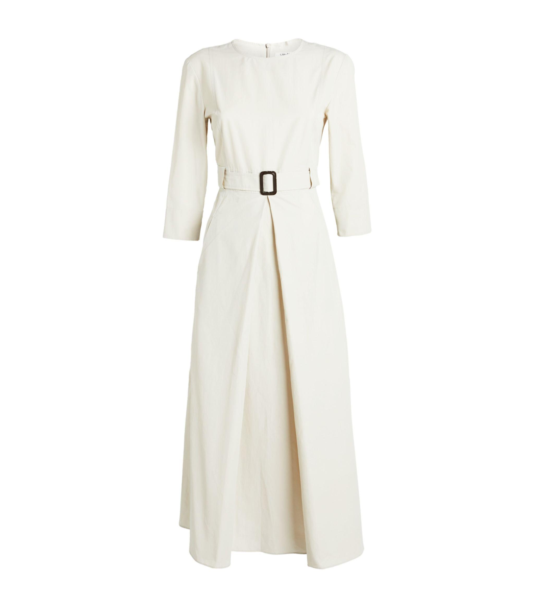 max mara white shirt dress