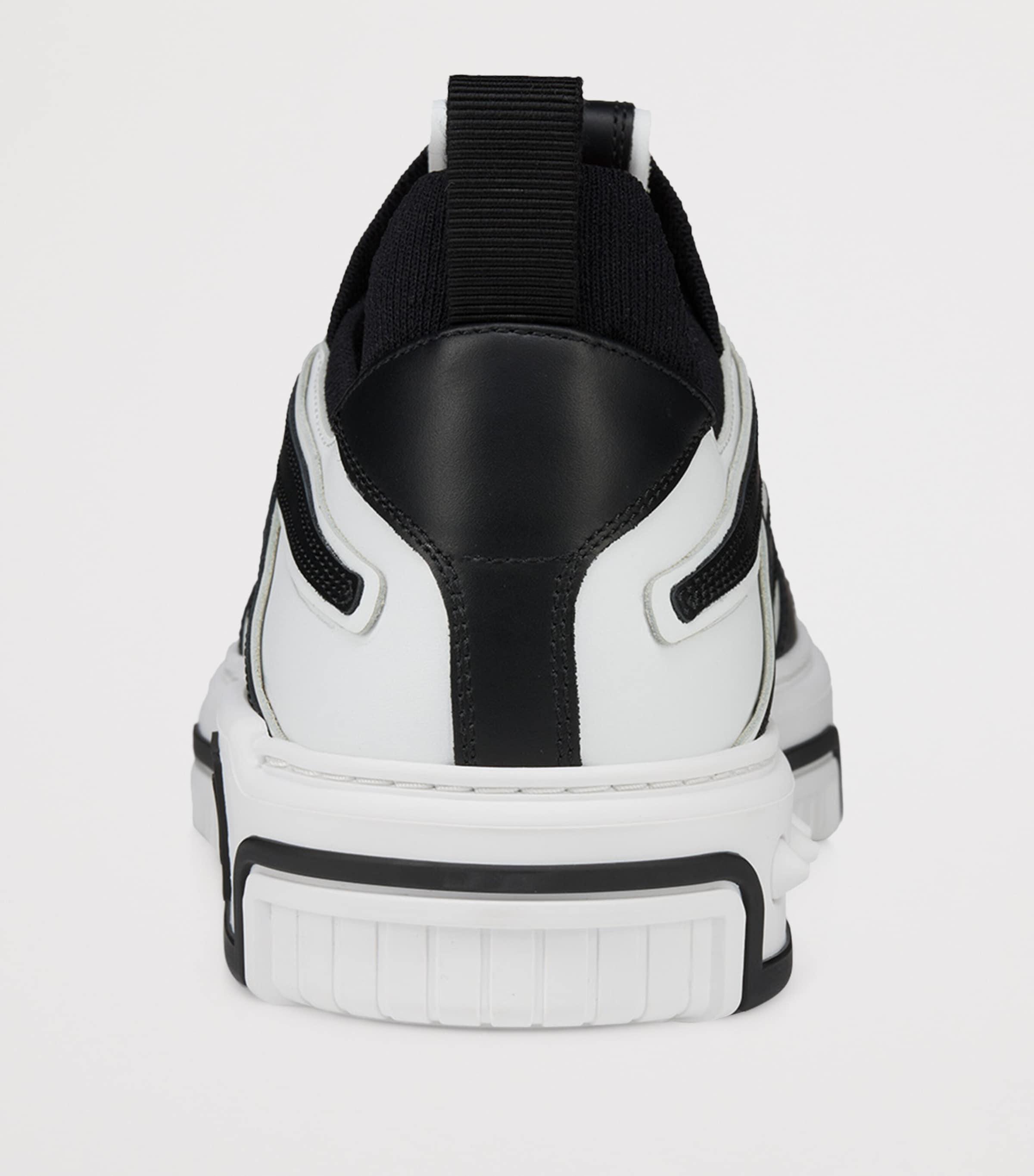 Christian Louboutin Men’s Astroflash Black/White Leather Low Top Sneakers 44/11 Christian Louboutin Men main image 3