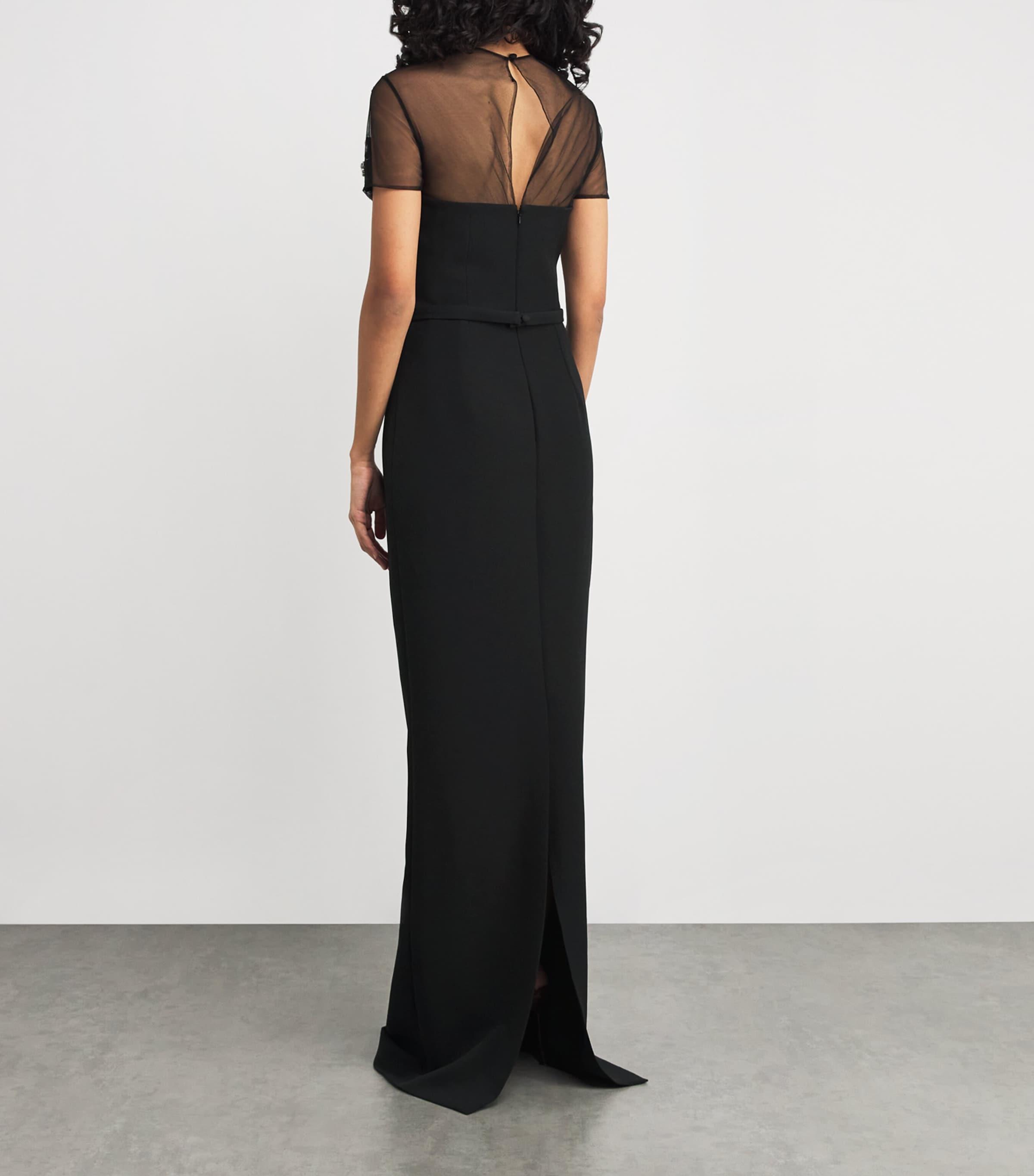 【Safiyaa】 Sofieanneクレープミディドレス Safiyaa US | Luxury Ready-To-Wear & Demi-Couture Clothing