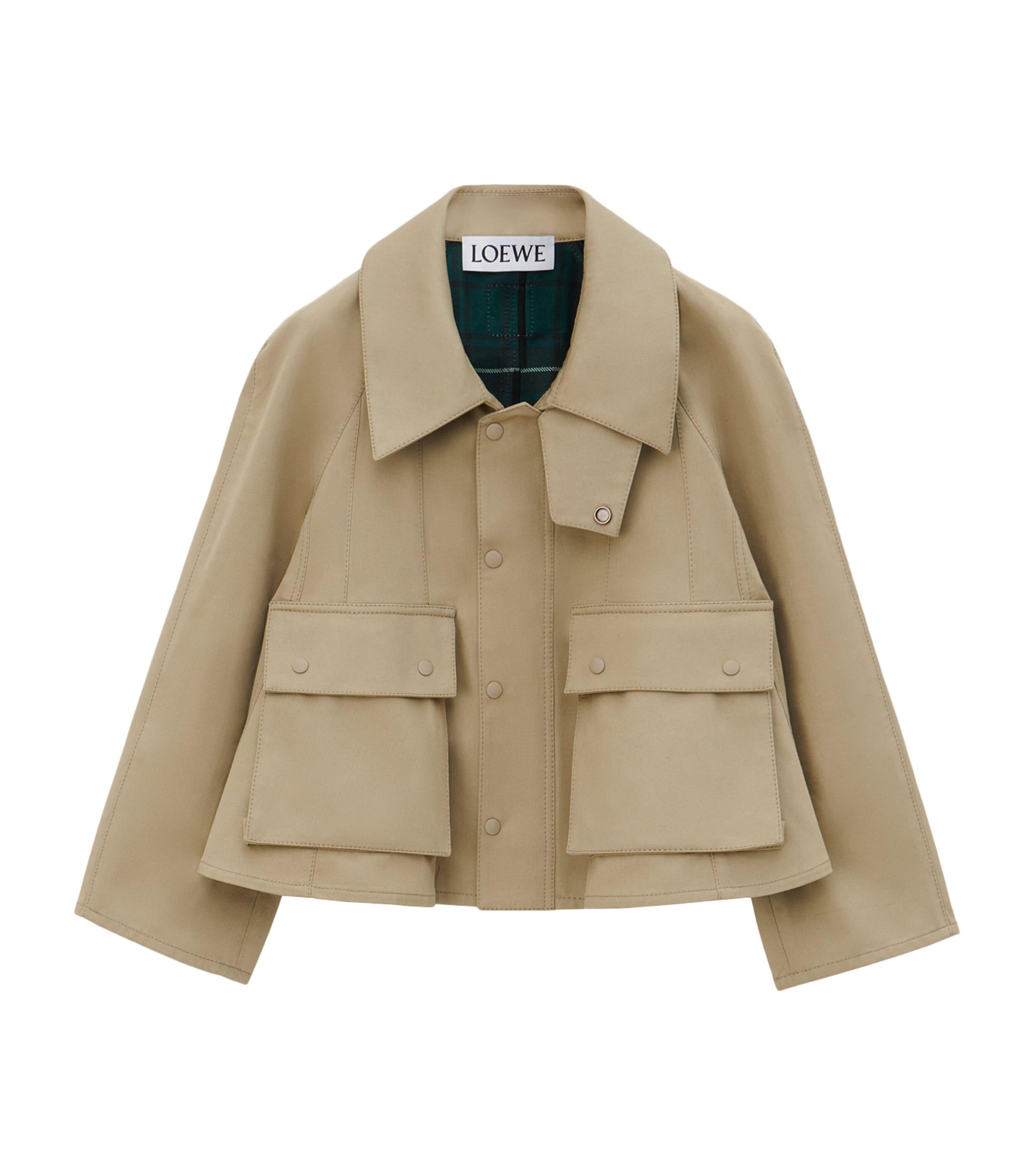 【美品】LOEWE ジャケットBeige Linen Zip Up Jacket 美品】LOEWE ジャケットBeige Linen Zip Up Jacket