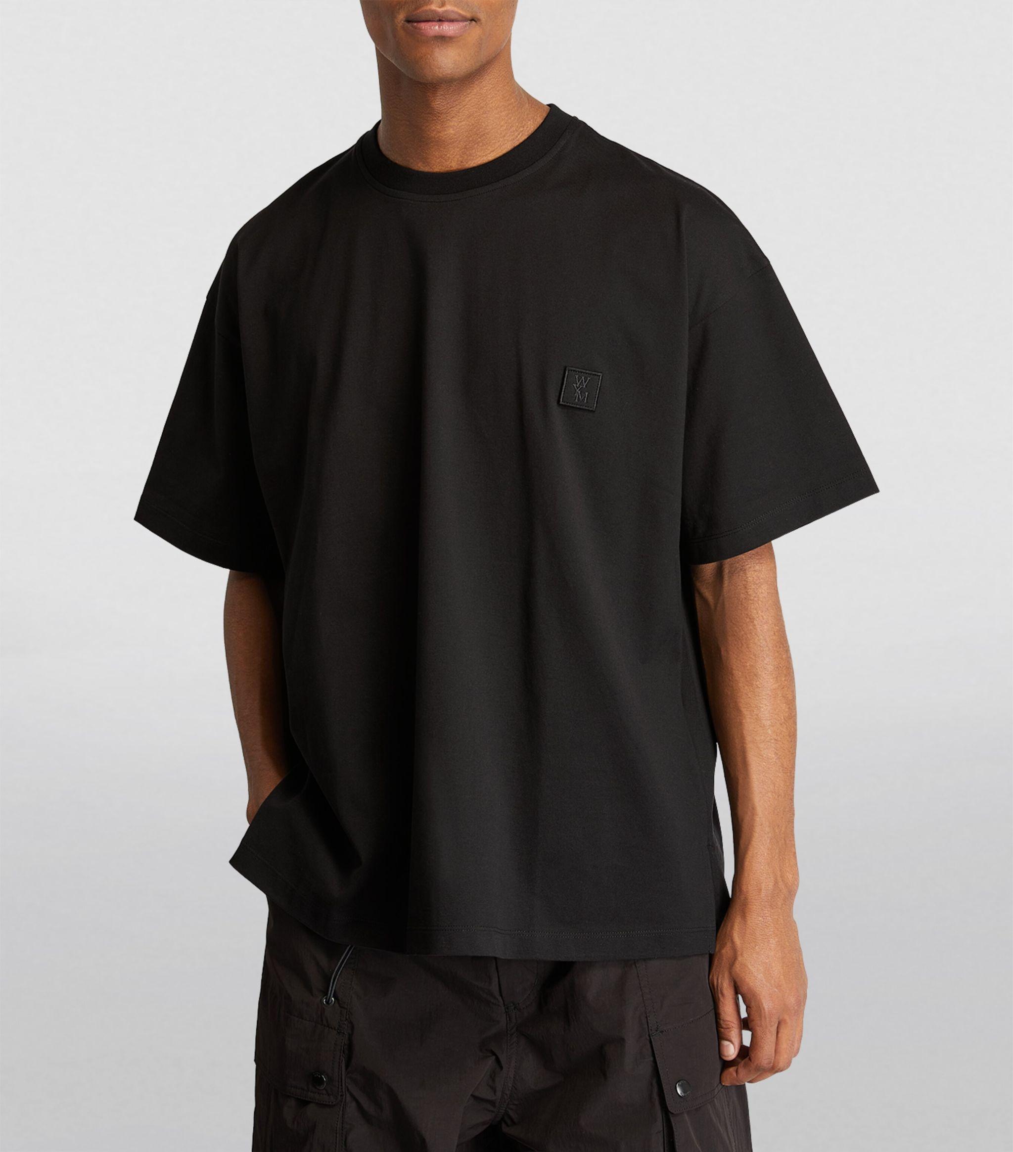 【Wooyoungmi】 Luminous Jellyfish Back Logo T-Shirt Black Wooyoungmi Black Luminous Jellyfish T-Shirt Wooyoungmi