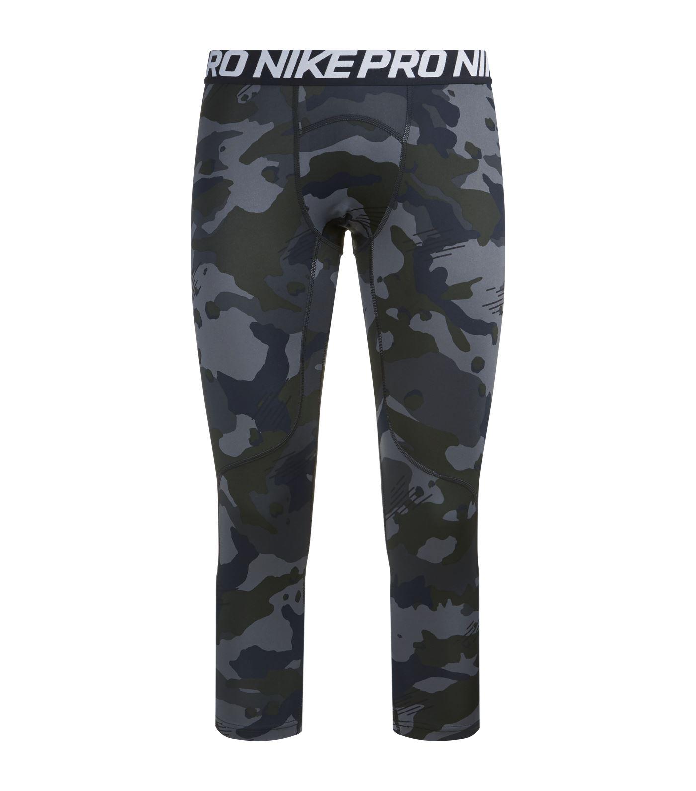 nike pro camo leggings