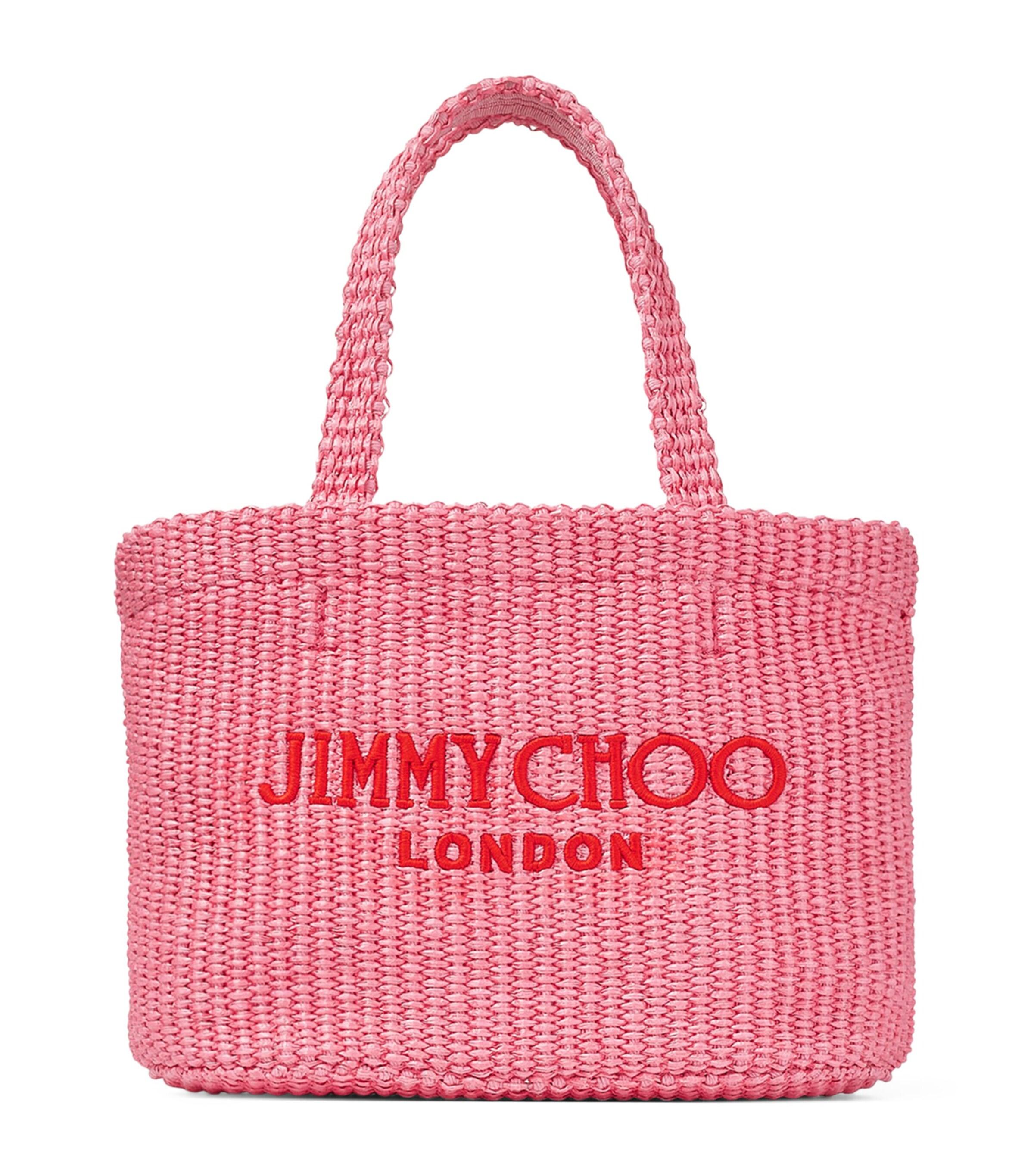 トートバッグ JIMMY CHOO SUMMER TOTE BAG Jimmy Choo Raffia Beach Tote Bag | Harrods US