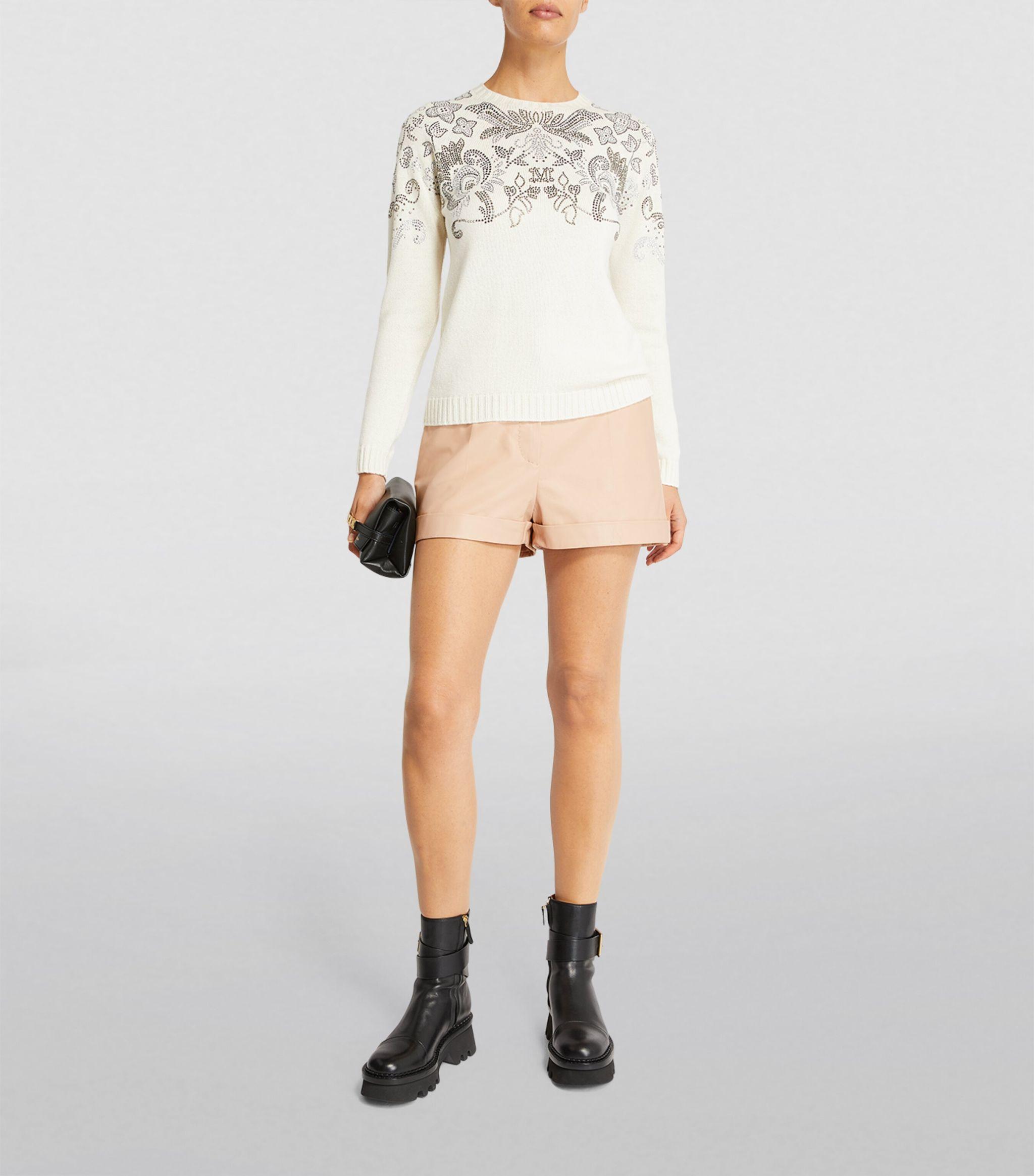 Andorra Napa Leather Shorts