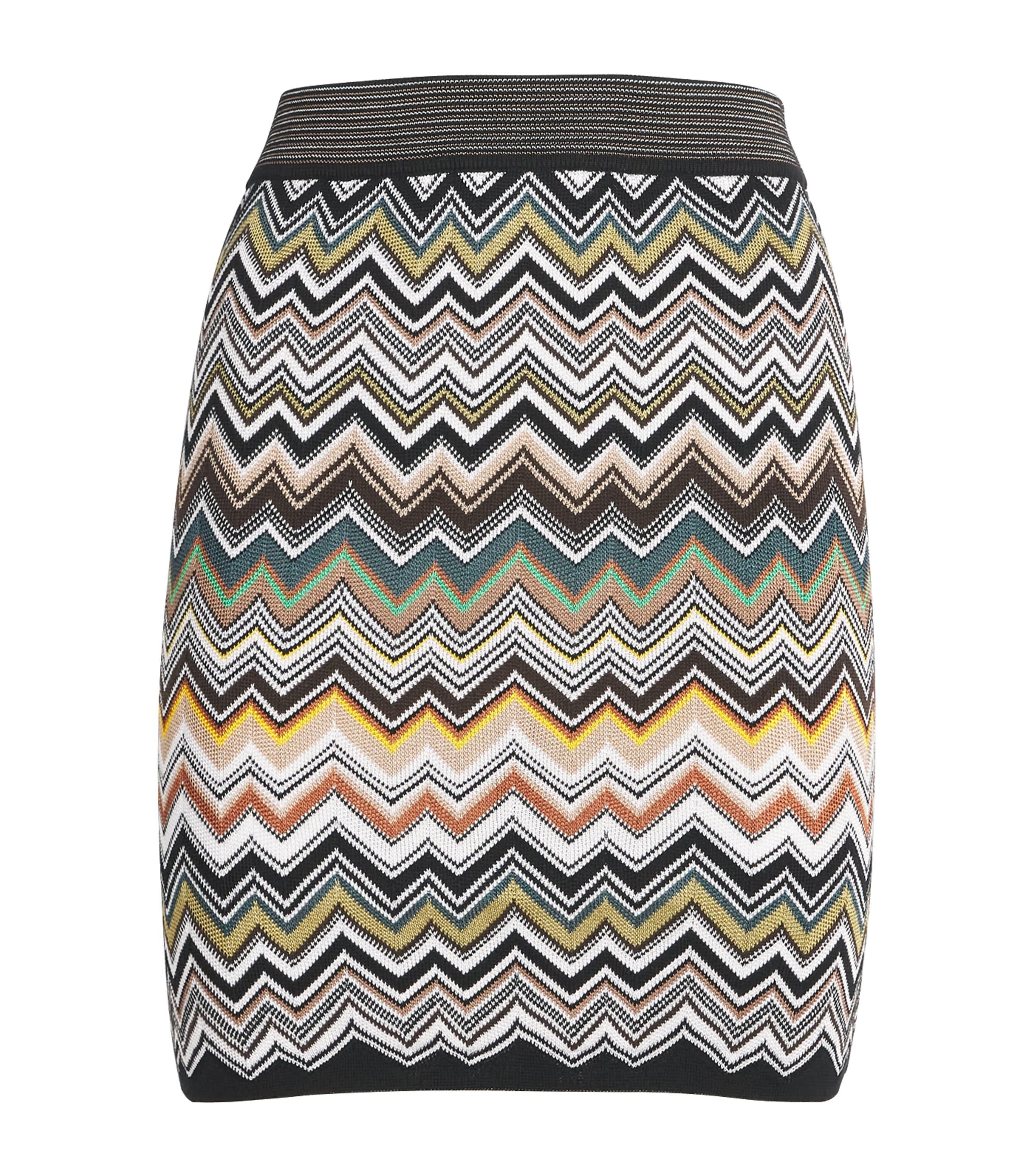 ミニスカート MISSONI 'Caperdoni' skirt MISSONI Fringed printed crochet-knit mini wrap skirt | NET-A