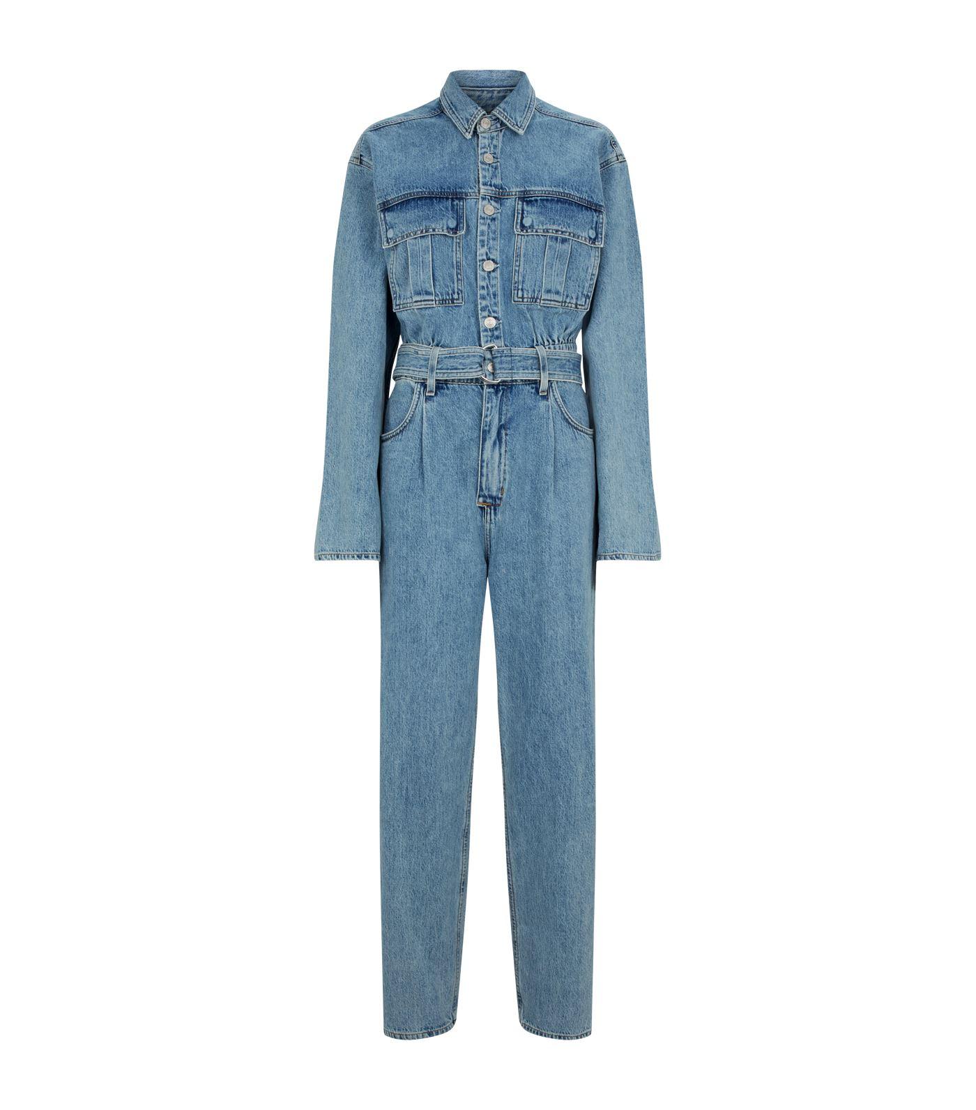 Agolde Tatum Denim Jumpsuit in Blue | Lyst