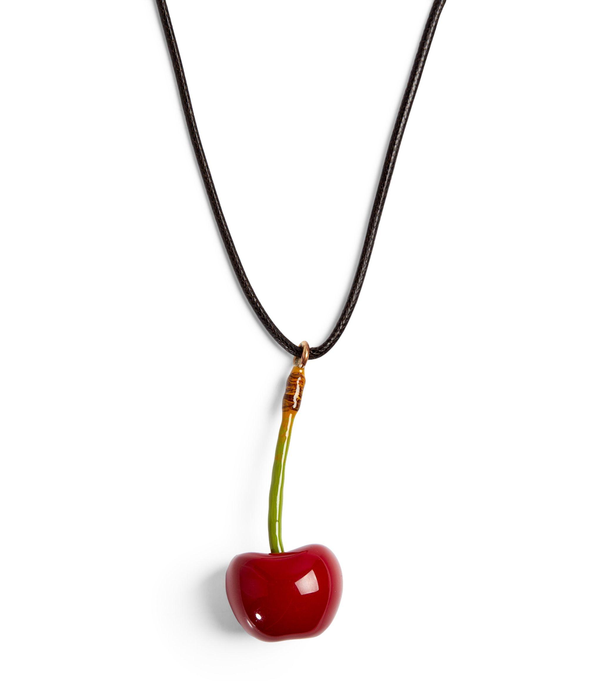 jacquemus multi Cherry Pendant Necklace