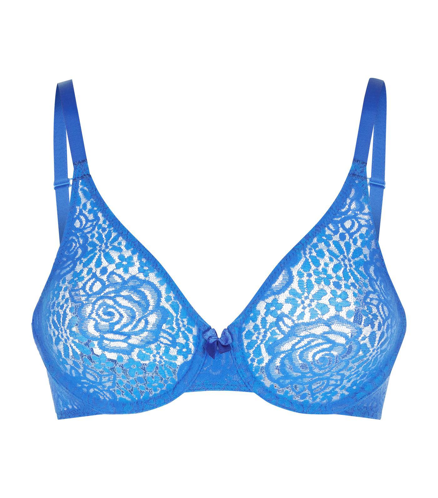 Wacoal Lace Soft Cup Underwire Bra in Blue - Lyst