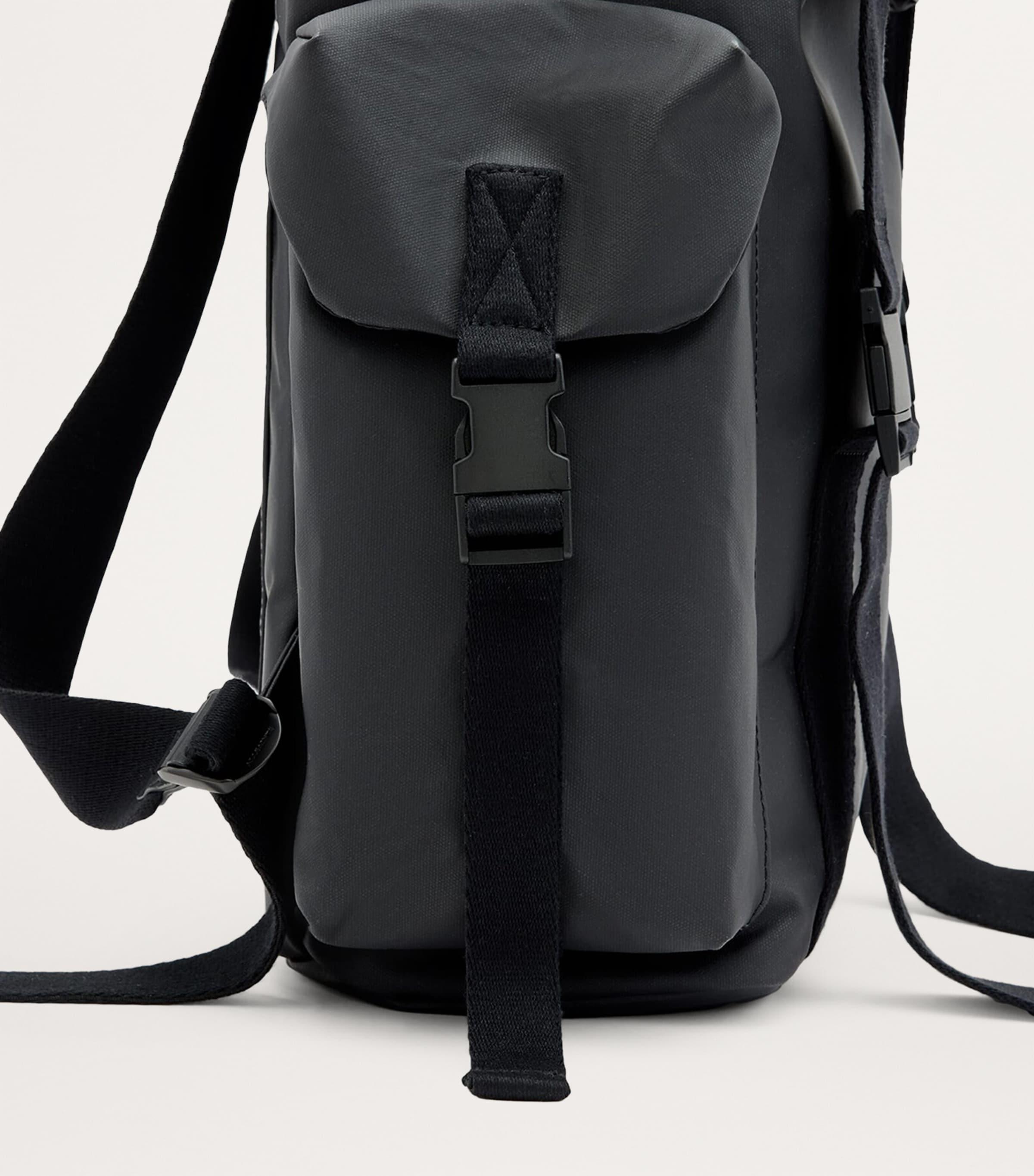 all saints fin leather backpack AllSaints Finn Updated Black M093XD One Size Perfect for daily commutes or weekend outings Handbag Allsaints Rucksack Allsaints Fin