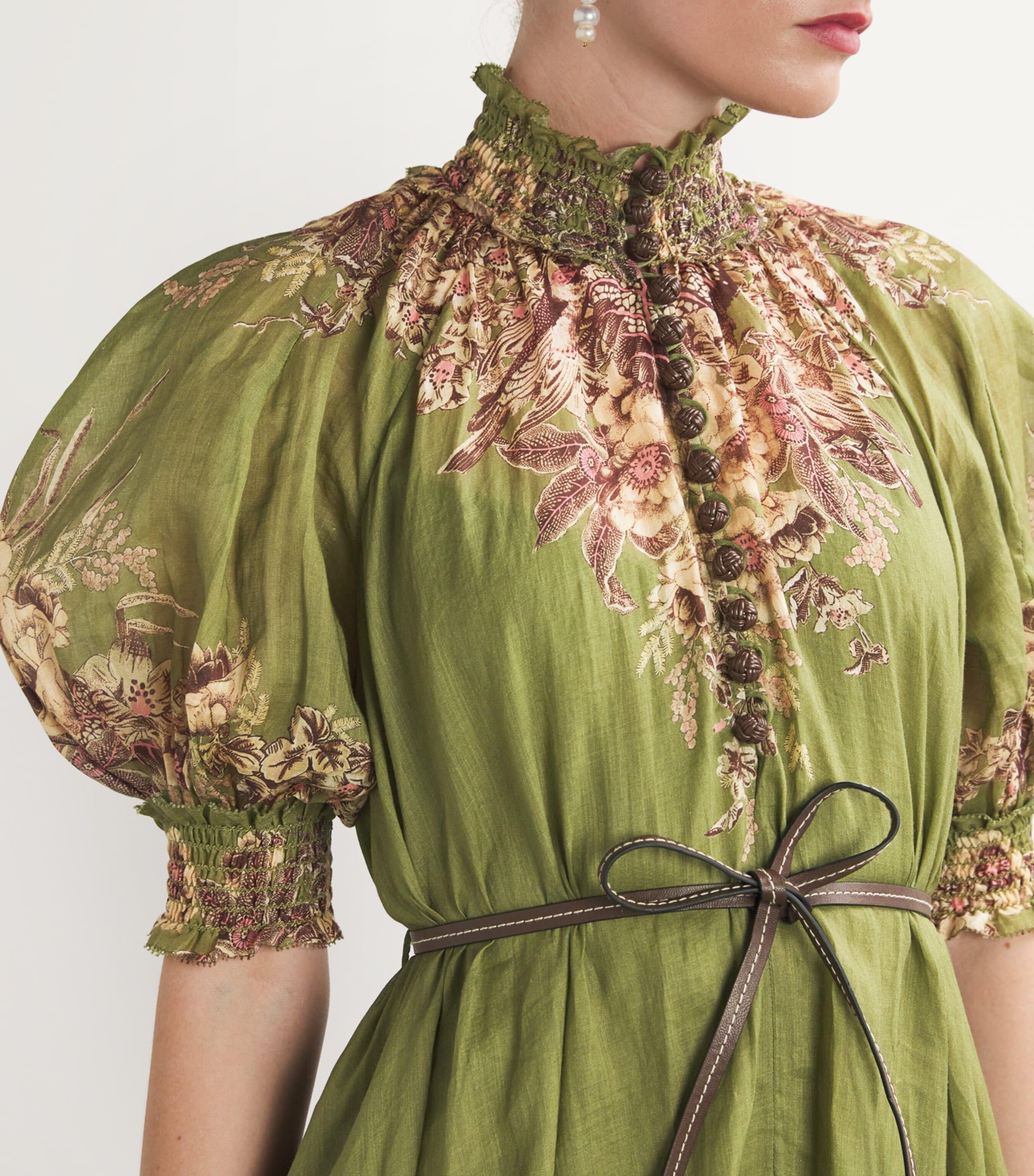 zimmermann olive green dress Zimmermann 
