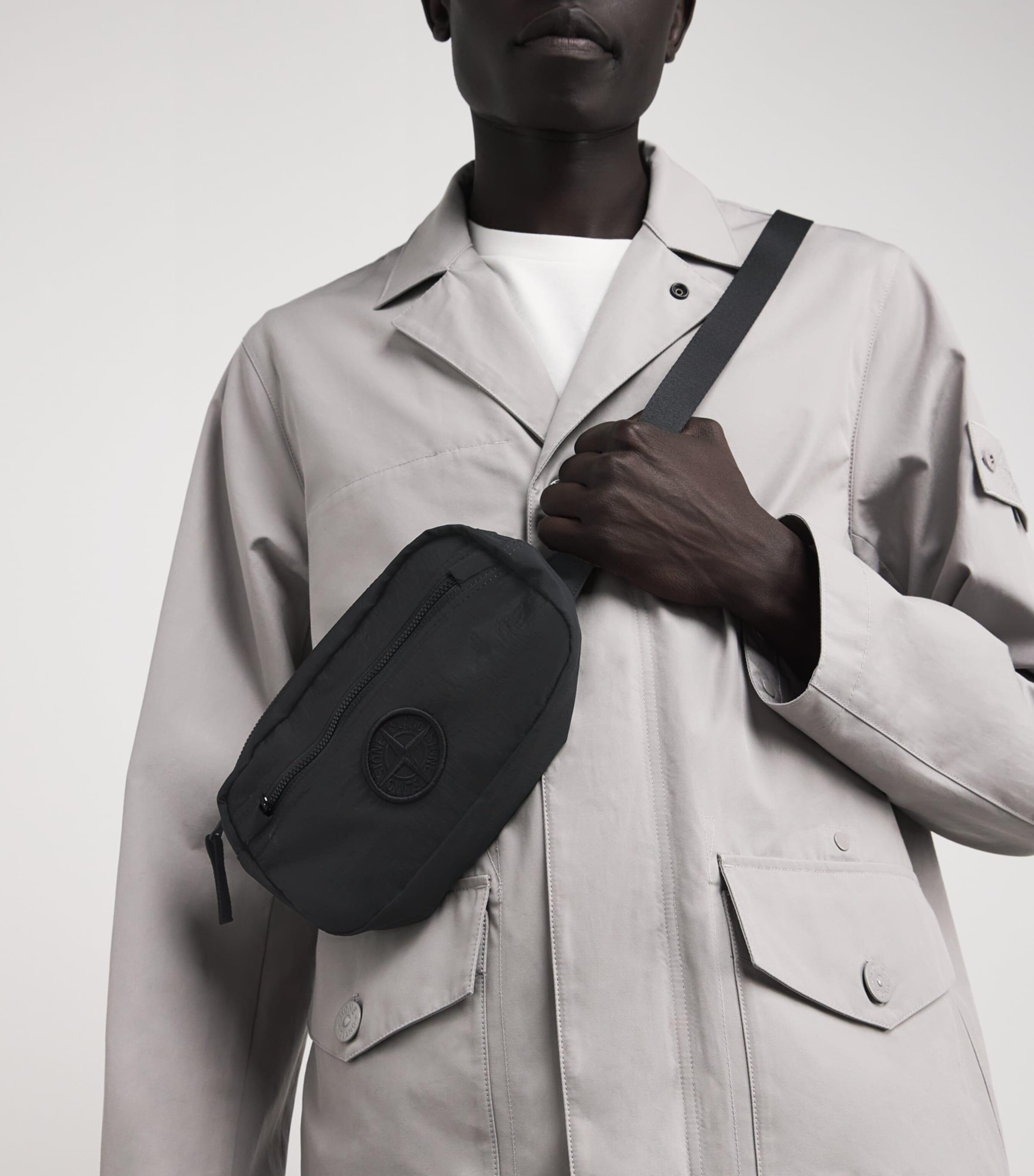 ぺてん　stone  compass-patch バッグ Stone Island Compass Logo Belt Bag in Black for Men | Lyst
