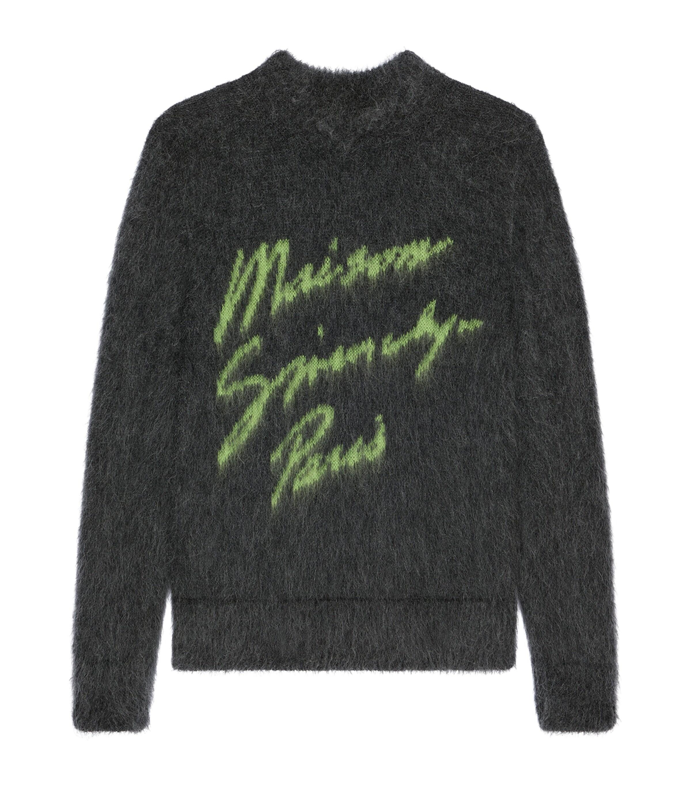 Mohair Sweater Givenchy Logo Intarsia Jumper Givenchy Logo