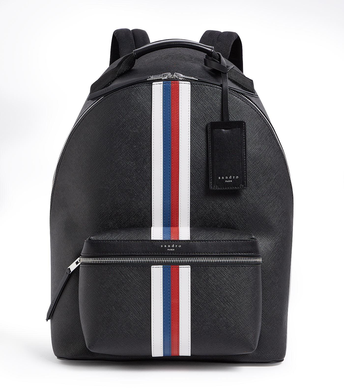 sandro leather backpack