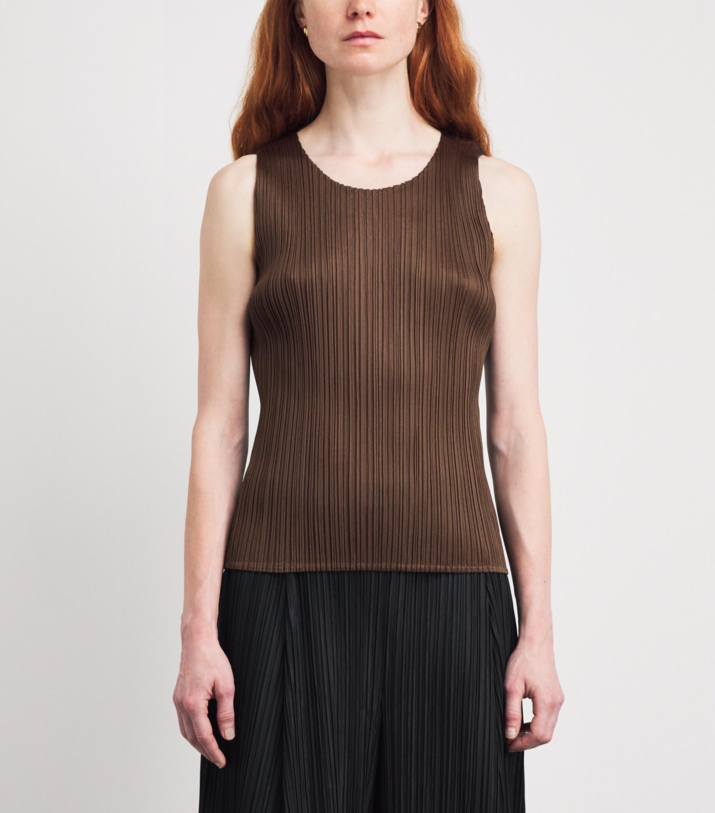 Pleats Please Issey Miyake Sleeveless and tank tops for Women