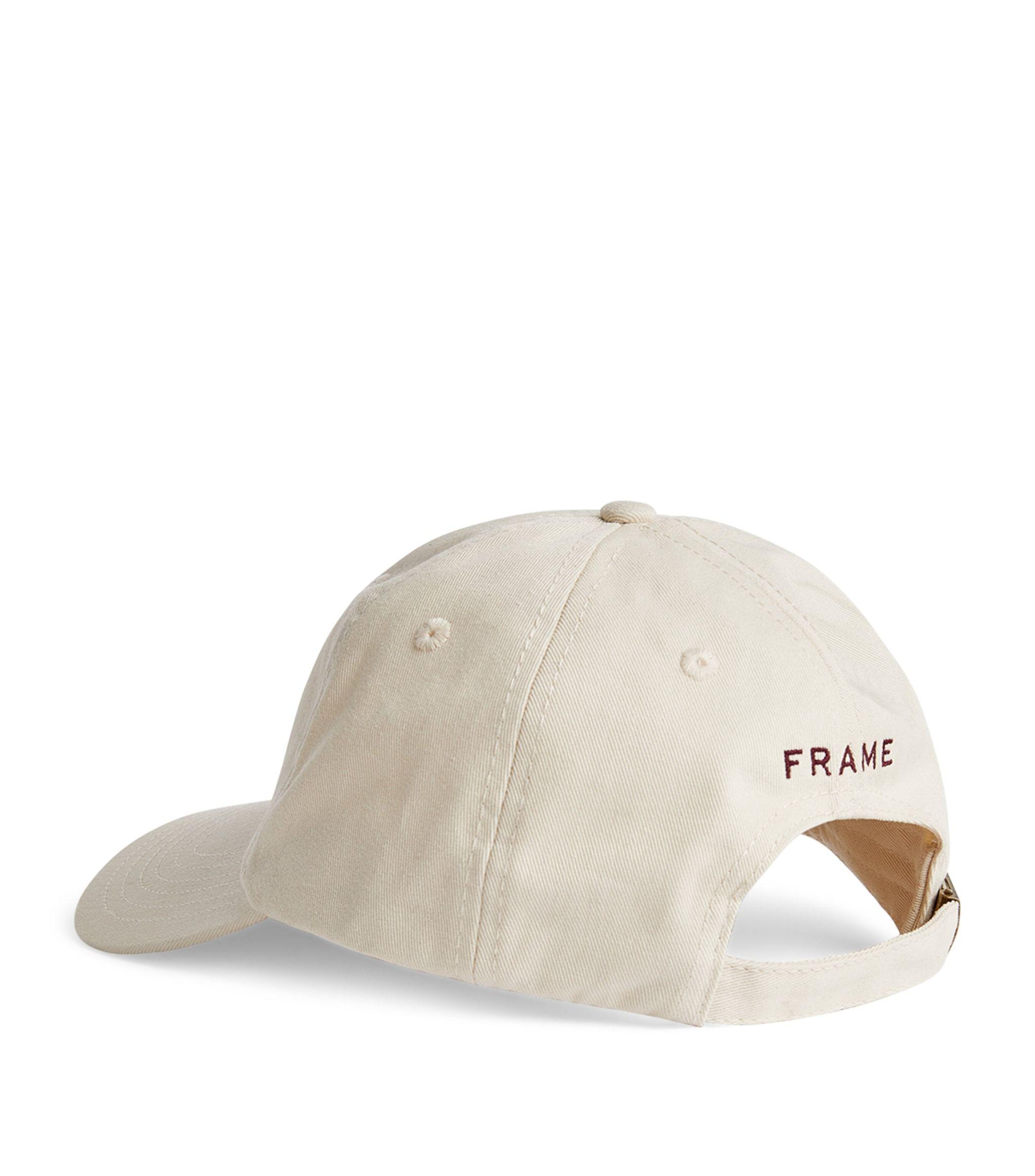FRAME X Ritz Paris Logo Baseball Cap in Natural for Men | Lyst UK
