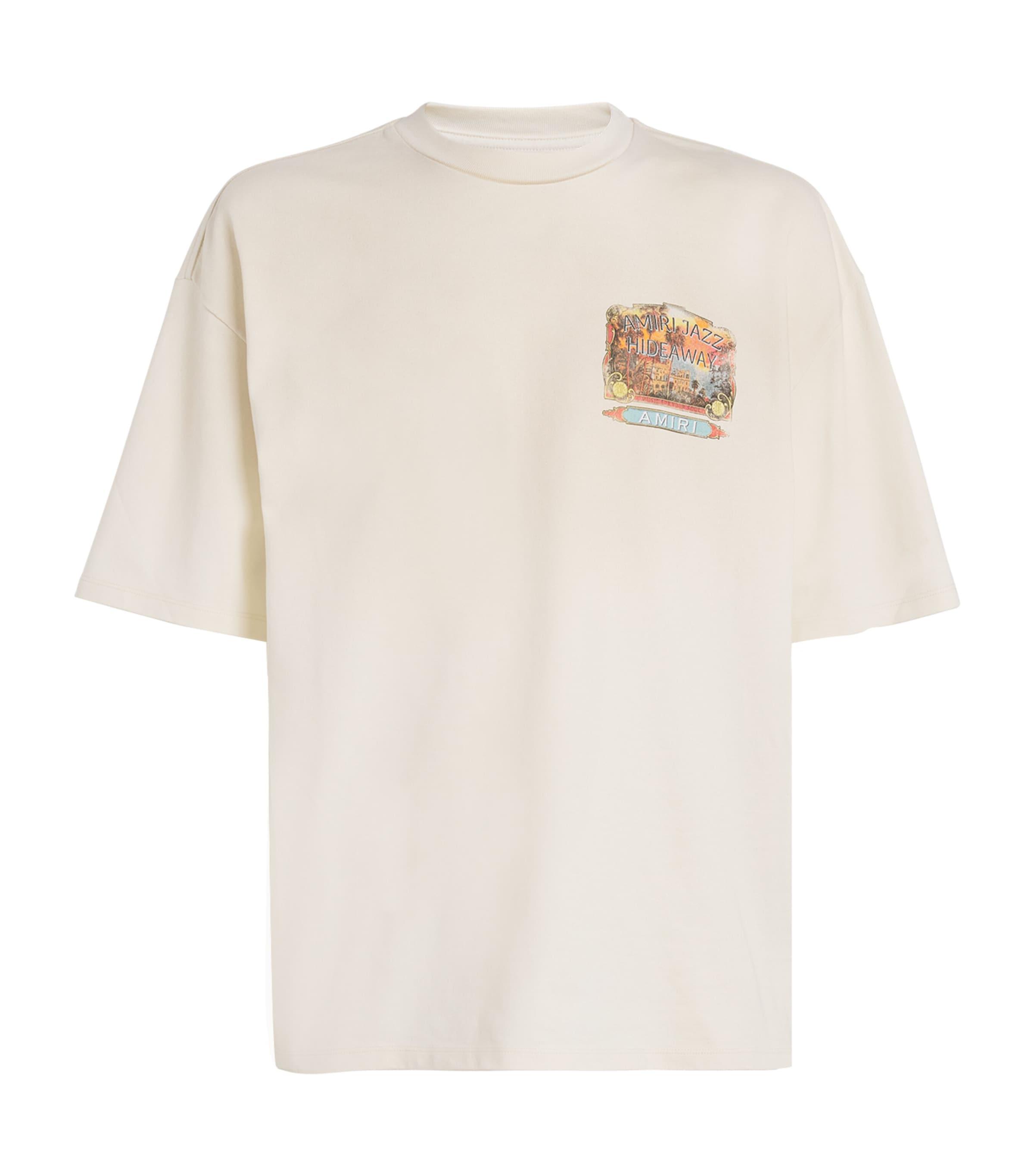 （US発）AMIRI ジャズ ハイダウェイ Tシャツ コットン MEN'S JAZZ HIDEAWAY – AMIRI