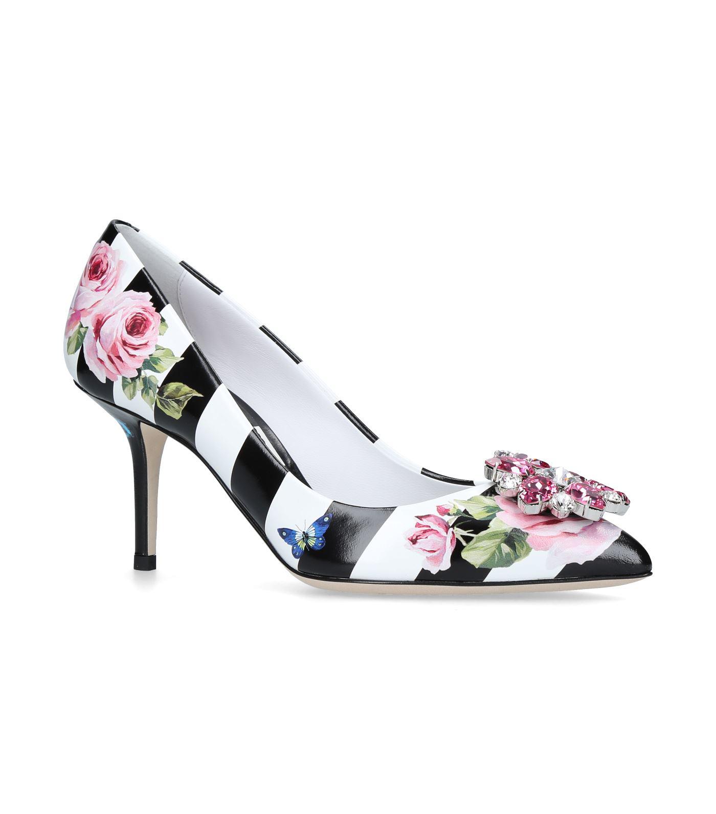 dolce and gabbana floral shoes