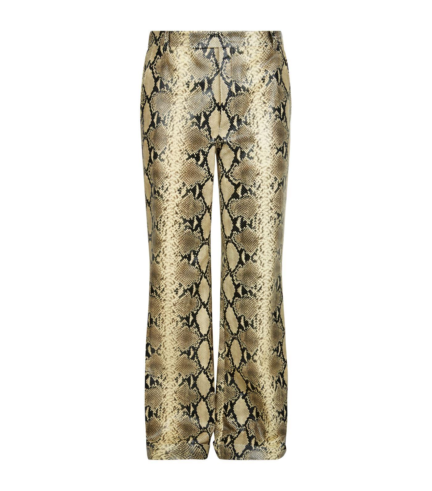 Gucci Python Print Trousers for | Lyst