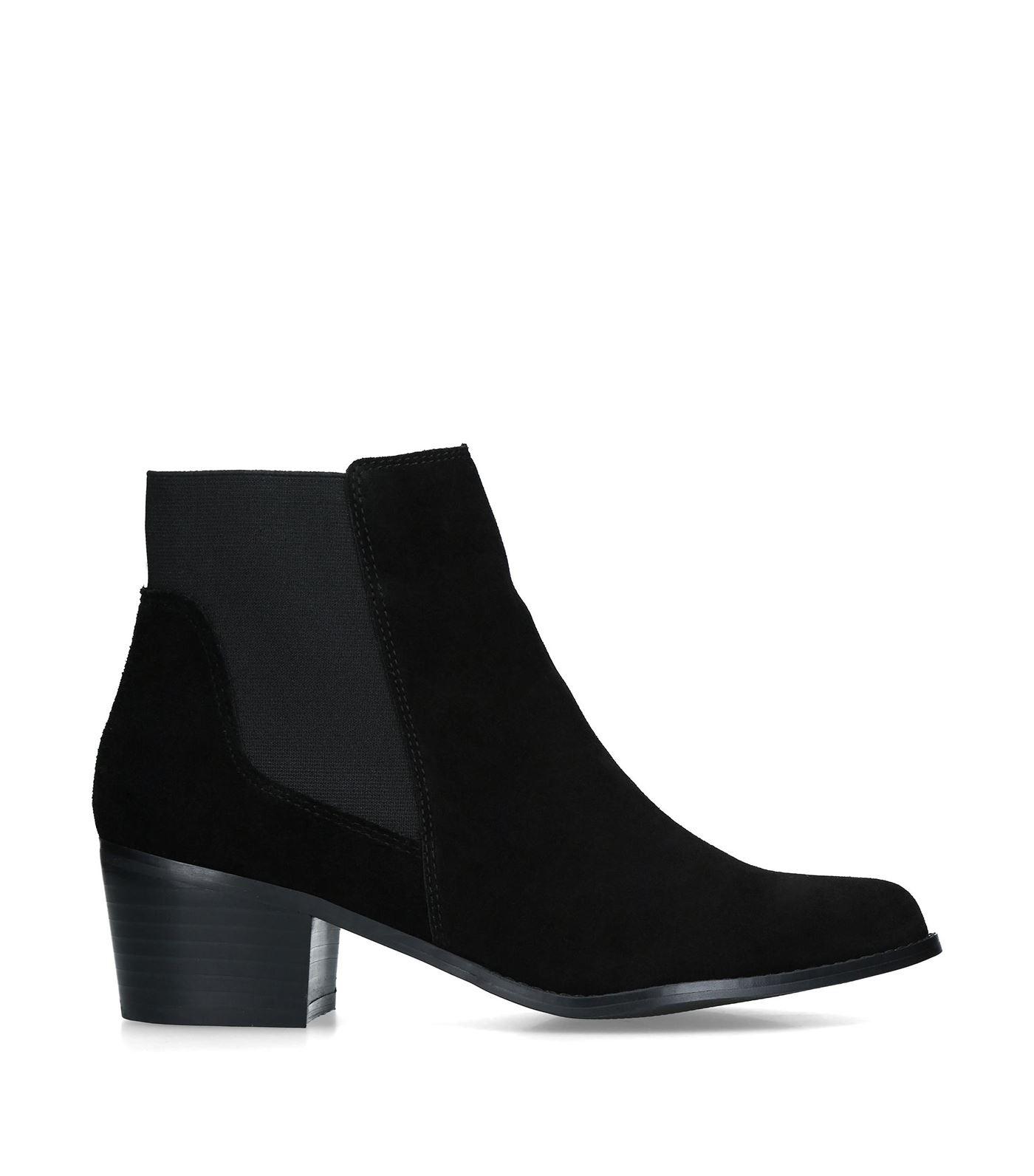 Kurt geiger black suede ankle boots Clearance