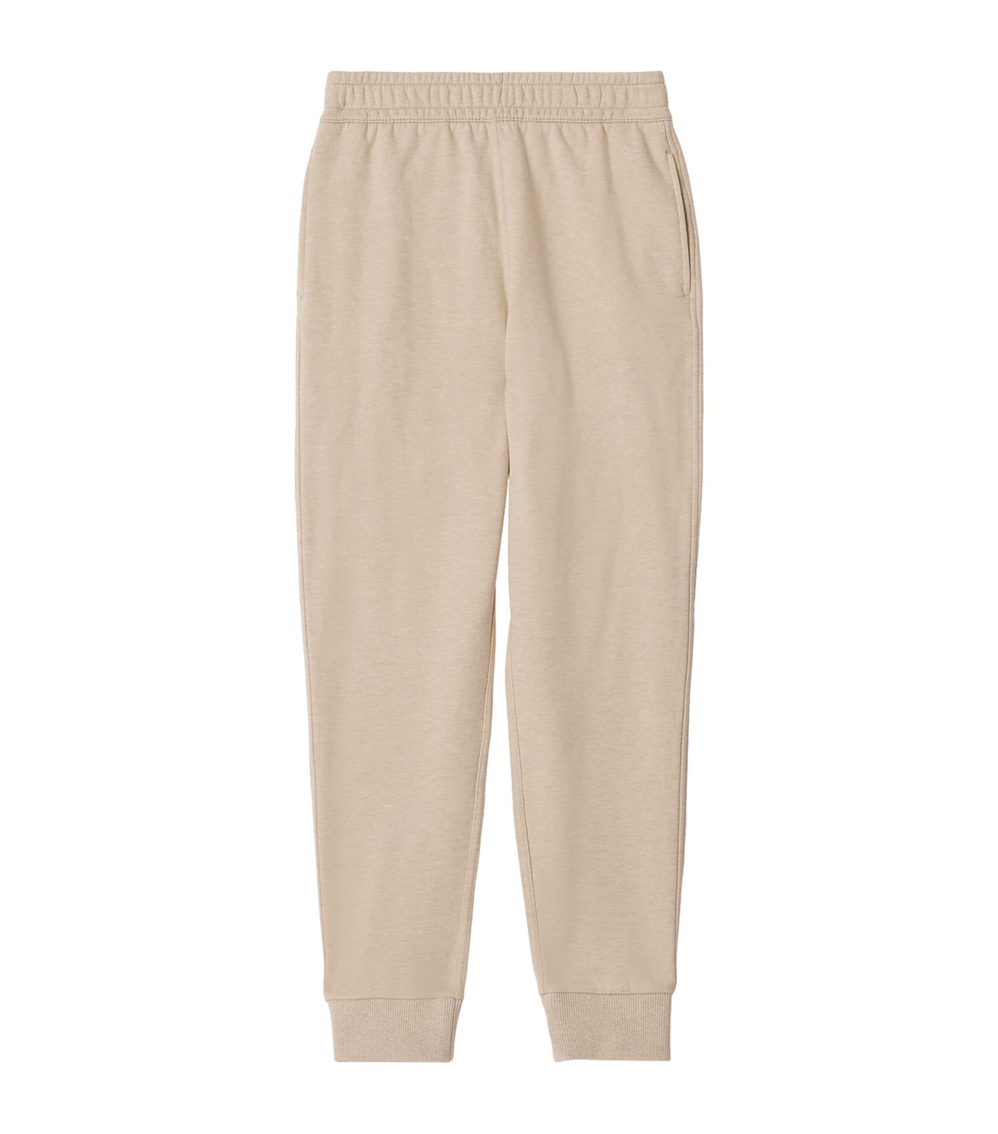 Burberry Cotton Cashmere Sweatpants In Natural Lyst