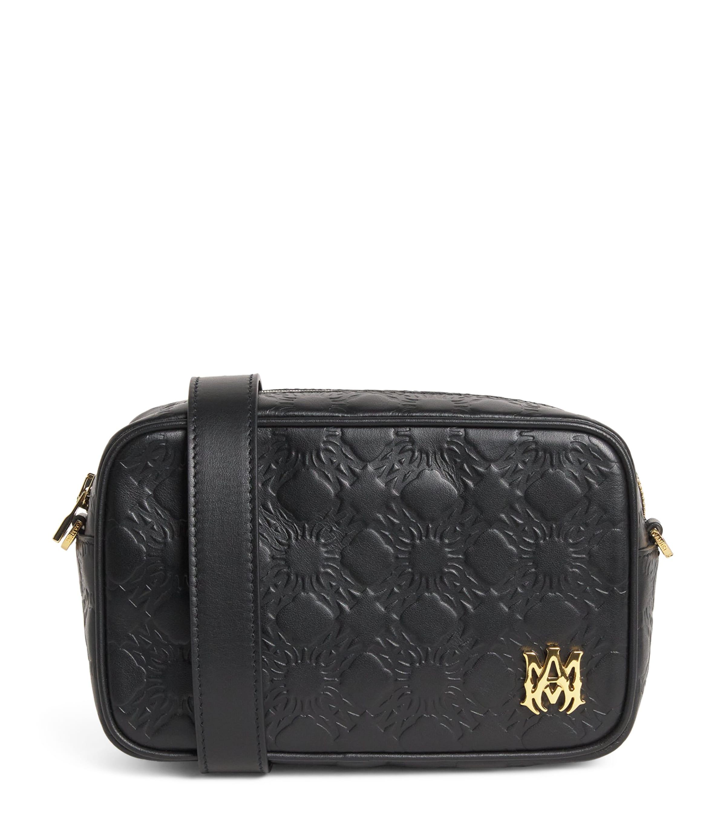 Amiri Leather Ma Quad Camera Case in Black for Men | Lyst