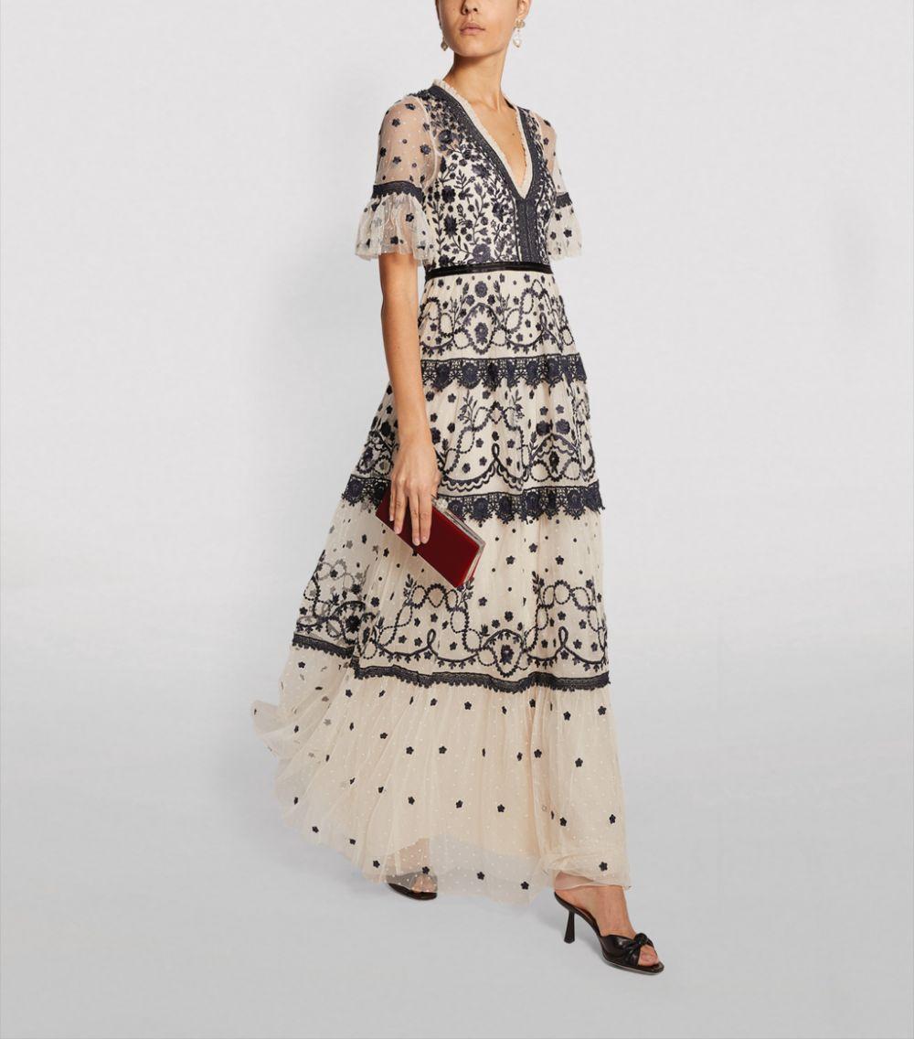 Needle Thread Midsummer Lace Dress in Black Lyst