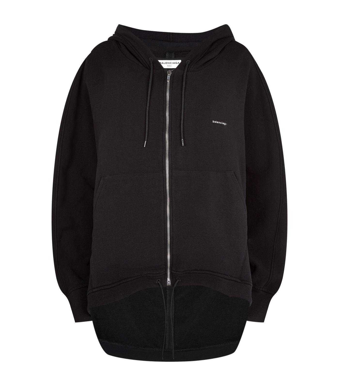 Balenciaga White Zip Up Hoodie Flash Sales, UP TO 58% OFF | www 