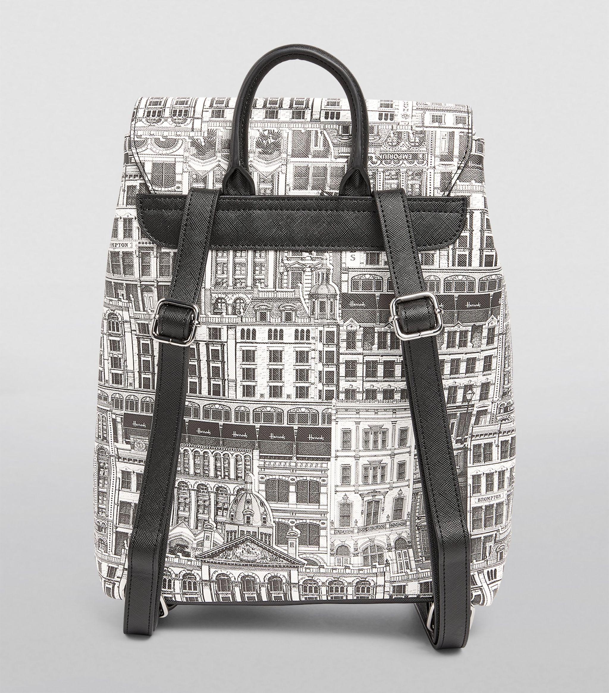 Harrods black backpack hotsell
