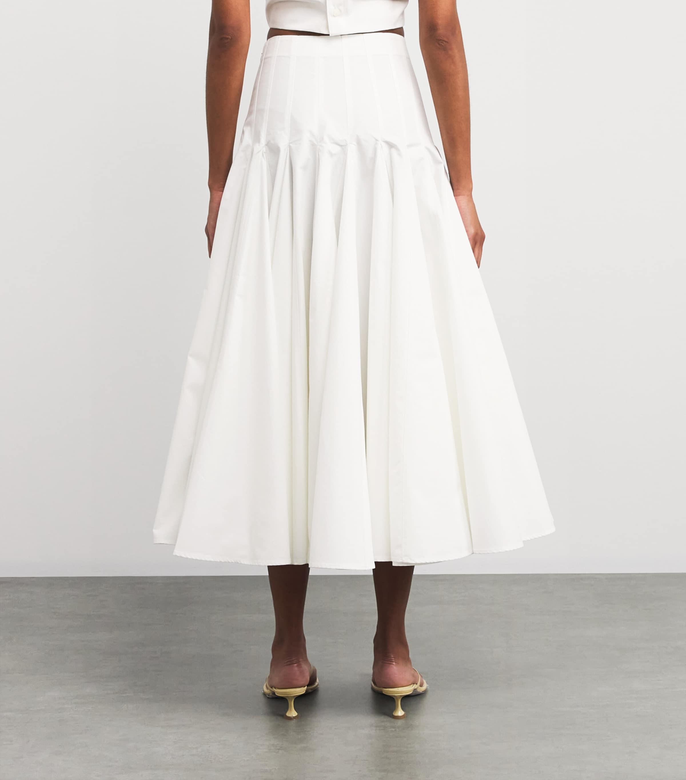 ワンピース JACQUEMUS Women Mid Skirts 251DR183 1667 100 WHITE White Le Robe Favola midi dress Jacquemus - women