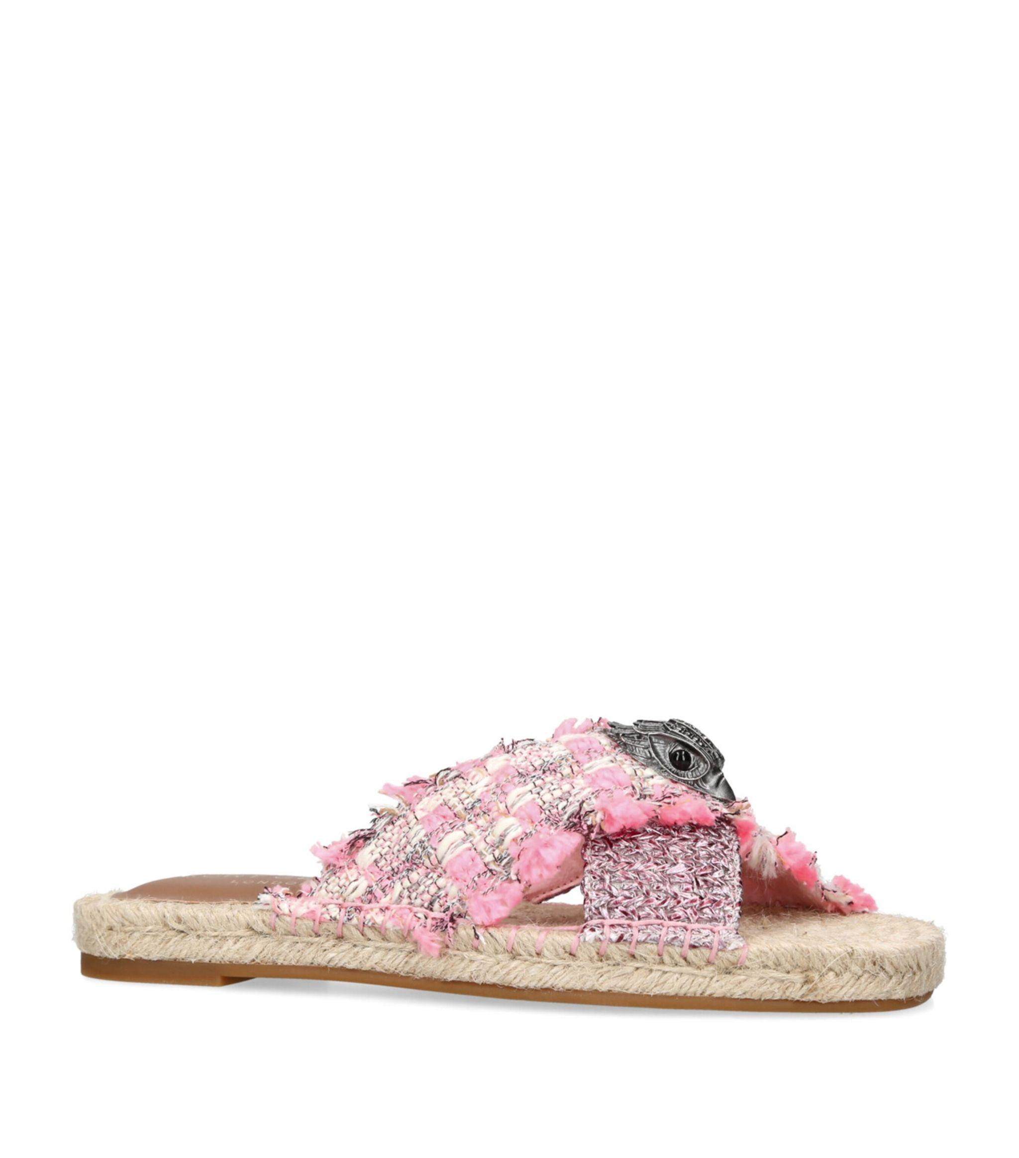 Kurt Geiger Kensington Espadrille Sandals in Pink Lyst