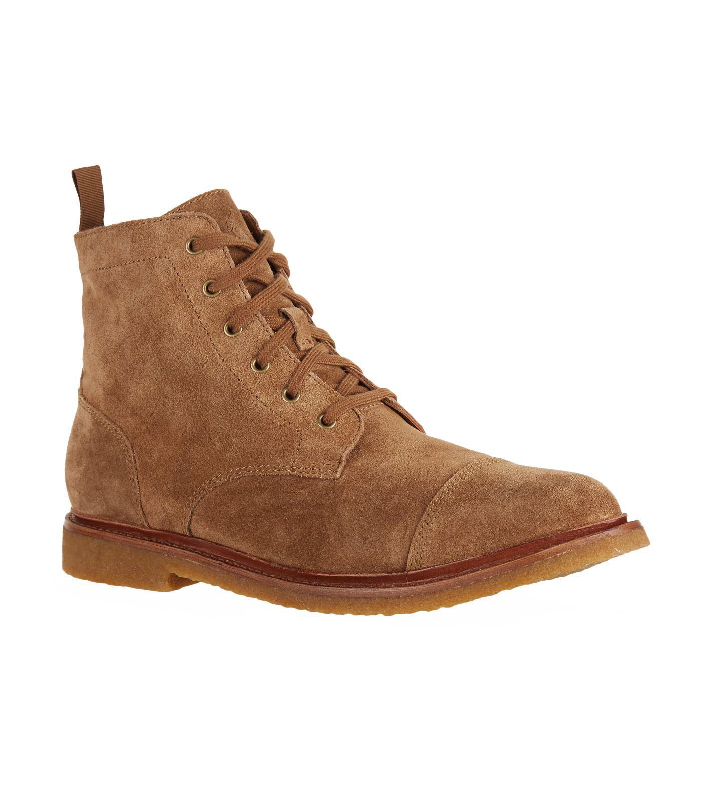 Polo Ralph Lauren Suede Kieran Boots in Beige (Natural) for Men - Lyst