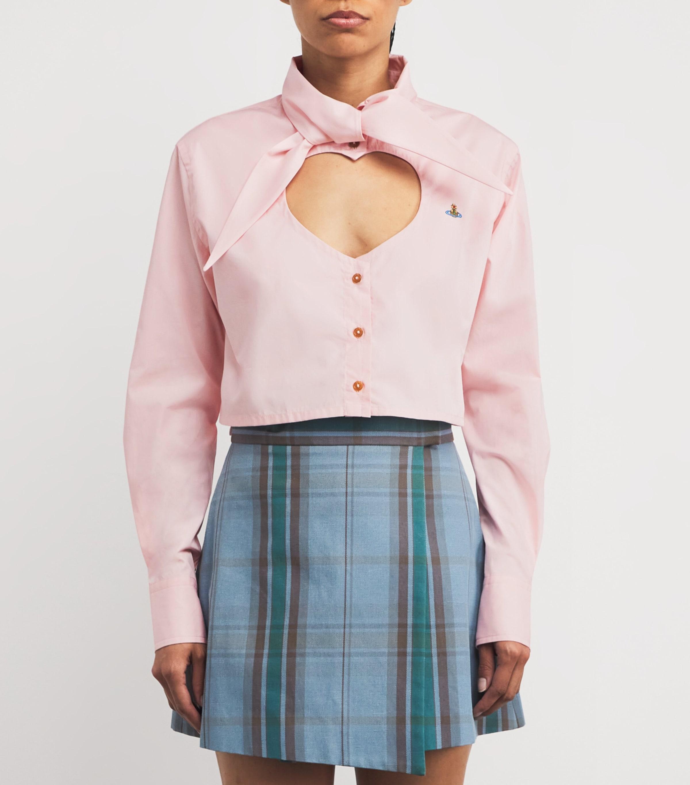 Vivienne Westwood ハートカットアウトシャツ 02 Vivienne Westwood Cut-off Heart シャツ | ホワイト | FARFETCH JP
