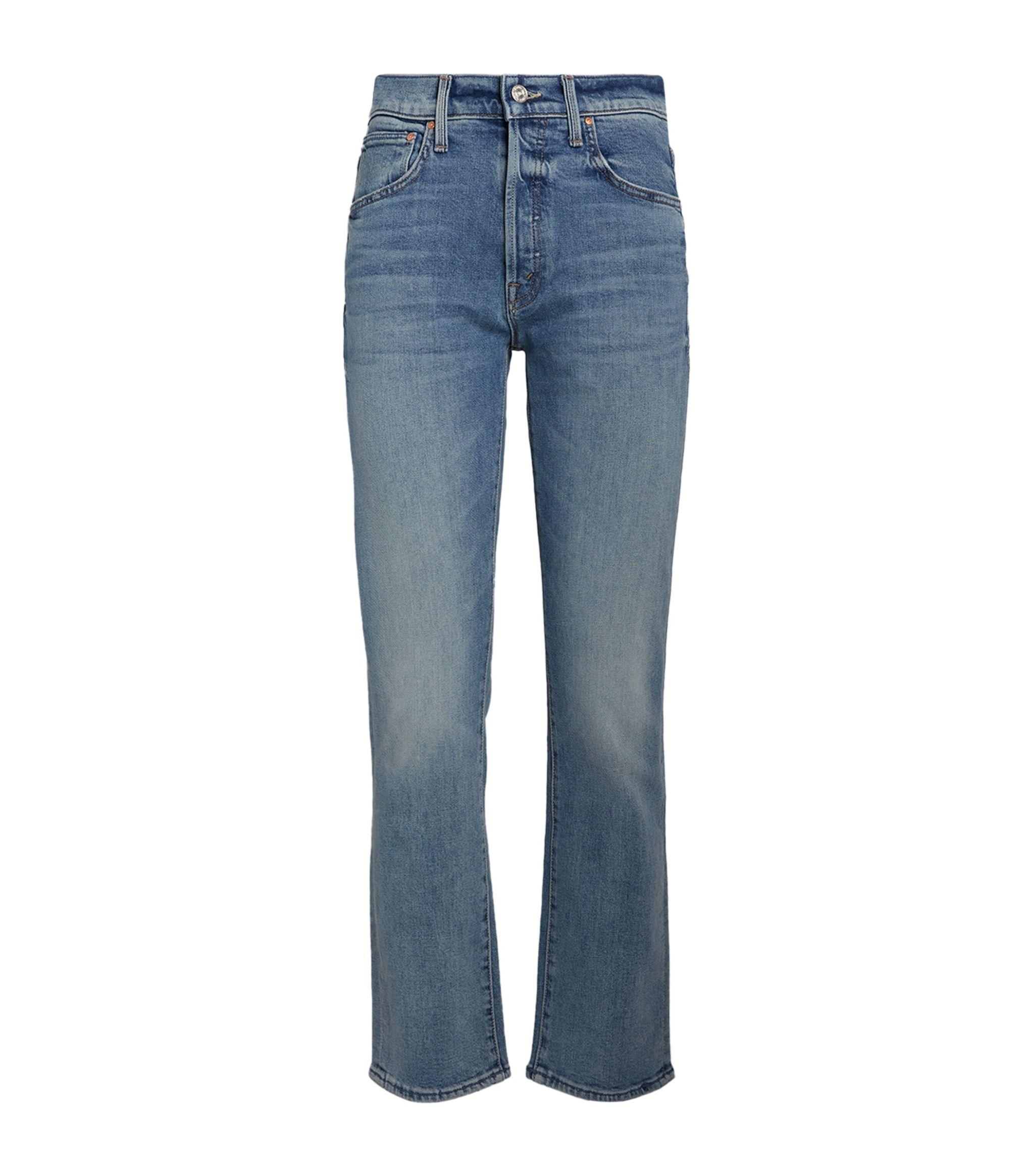 Mother Hiker Hover High-rise Jeans in Blue | Lyst