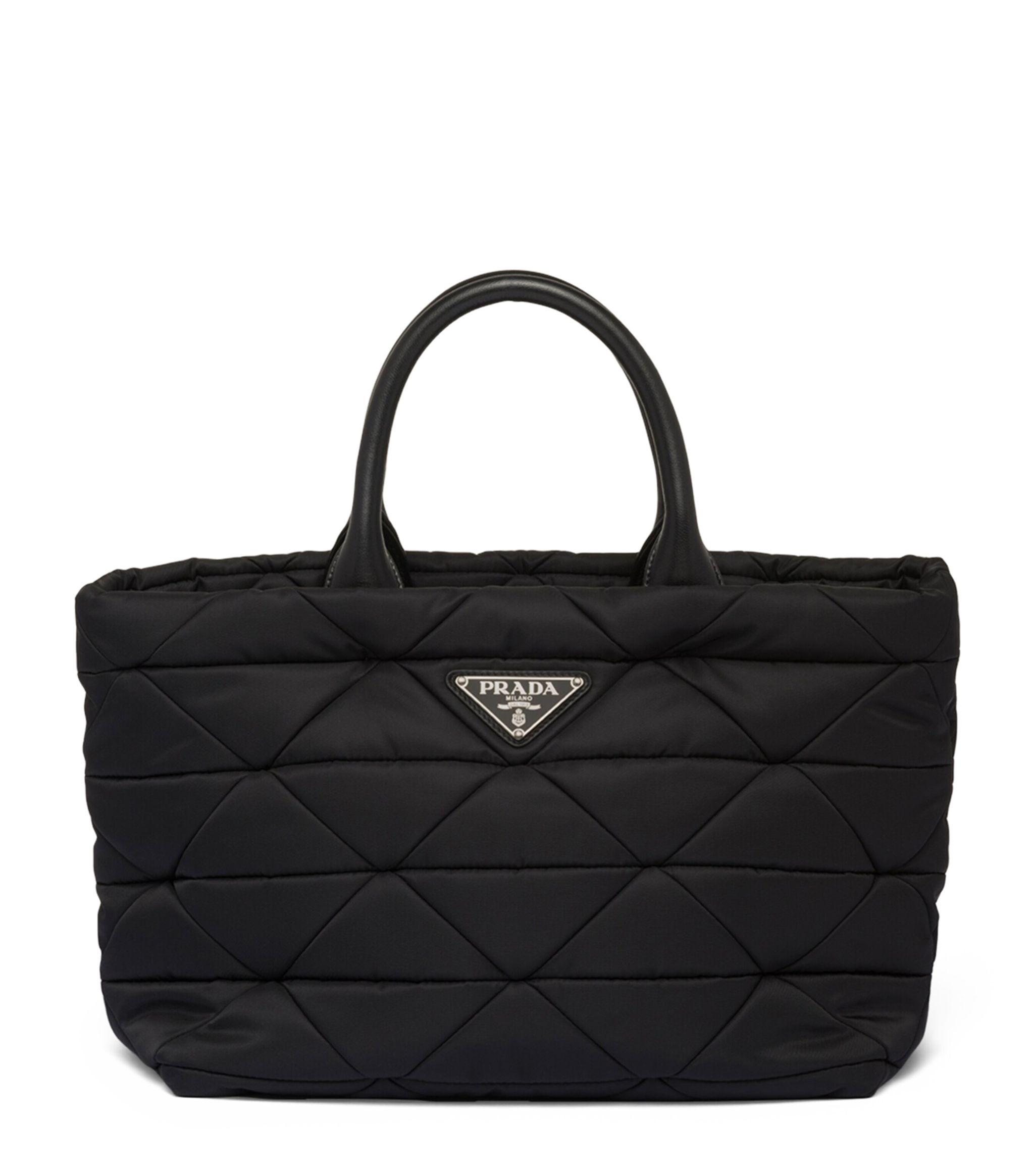 Prada Re nylon Quilted Tote Bag in Black Lyst Canada