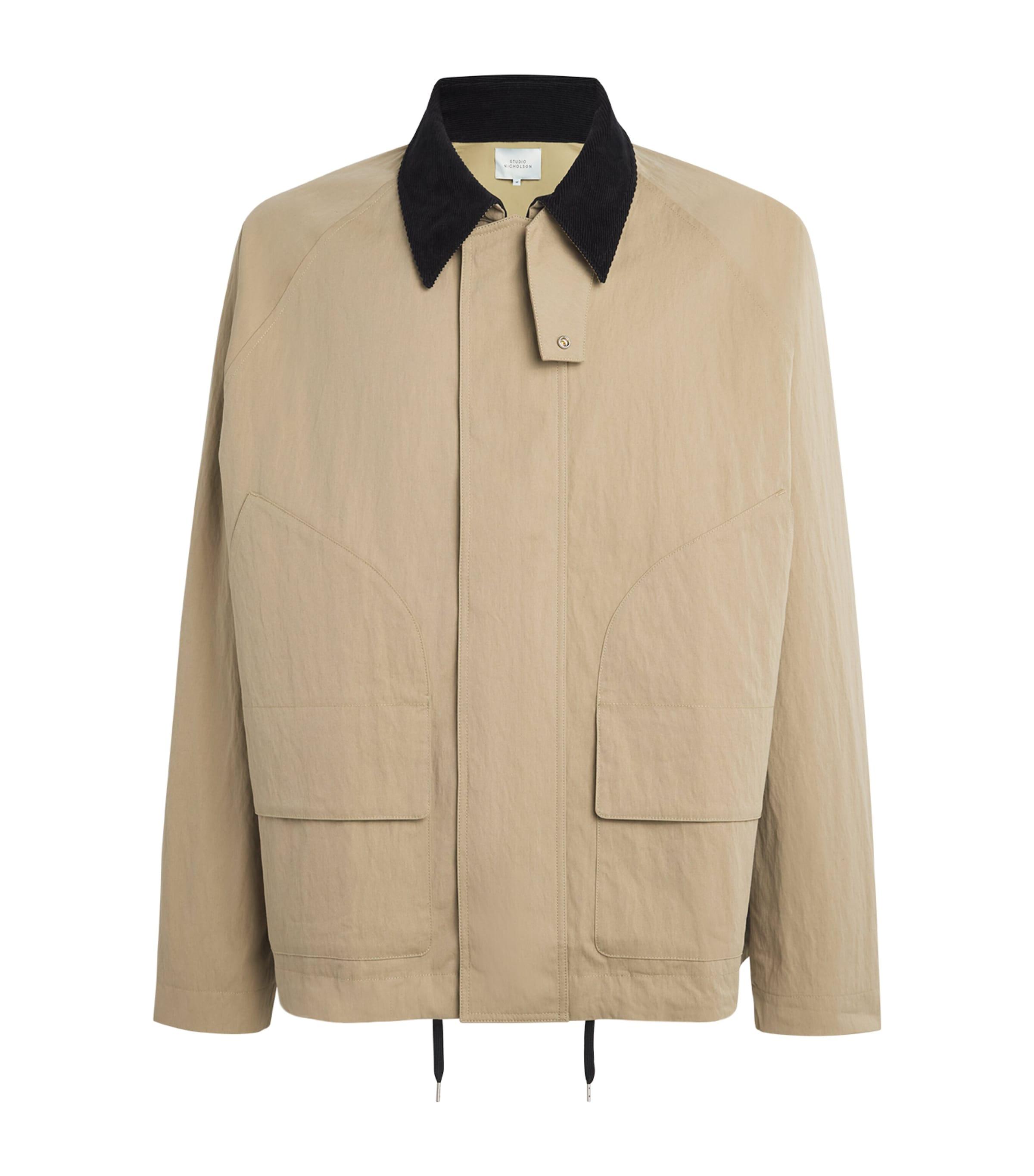 ジャケット・アウター TOWA ORGANIC COTTON JACKET IN PARCEL Studio Nicholson Organic Cotton Towa Jacket in Natural for