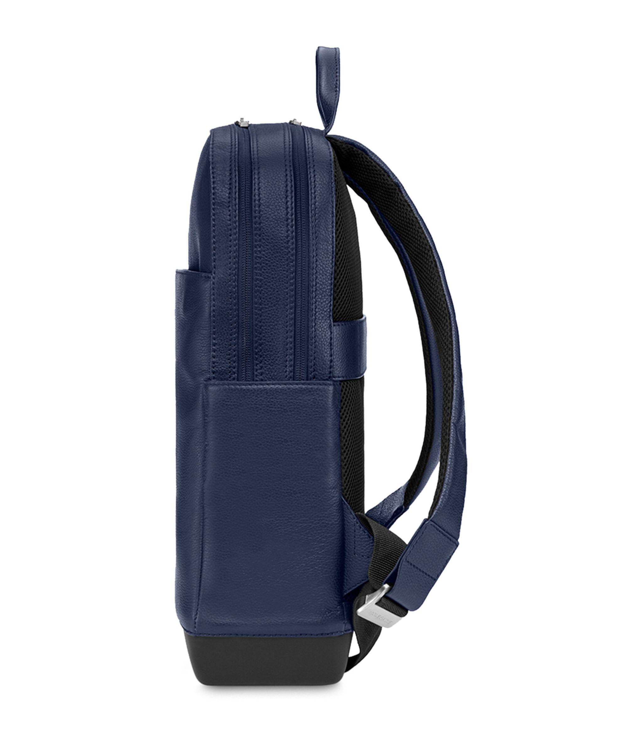 Moleskine Leather Pro Backpack in Blue Lyst