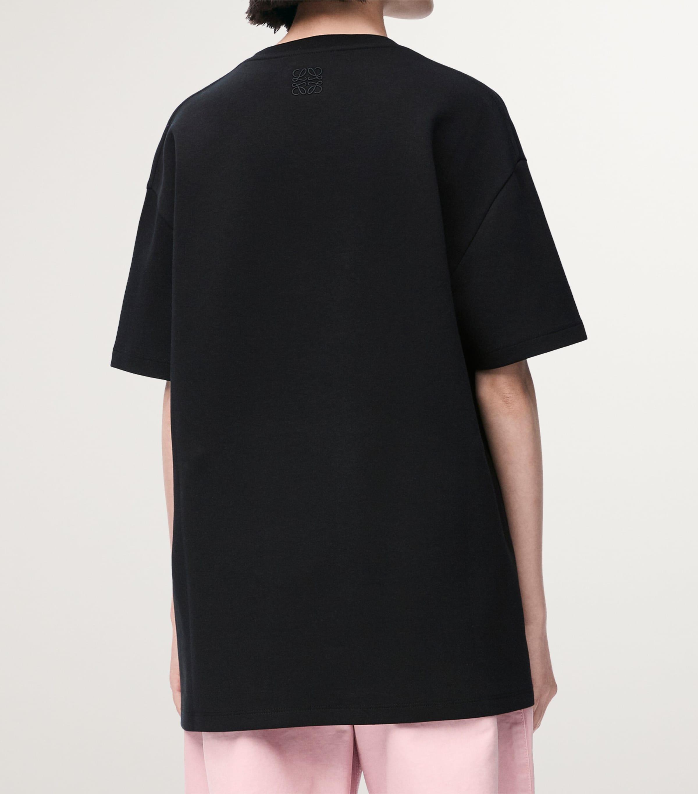 LOEWE ブラック スナ・フジタ ラビットムーン Tシャツ LOEWE/Suna Fujitaコラボ】ラビットムーン Tシャツ 半袖 (LOEWE