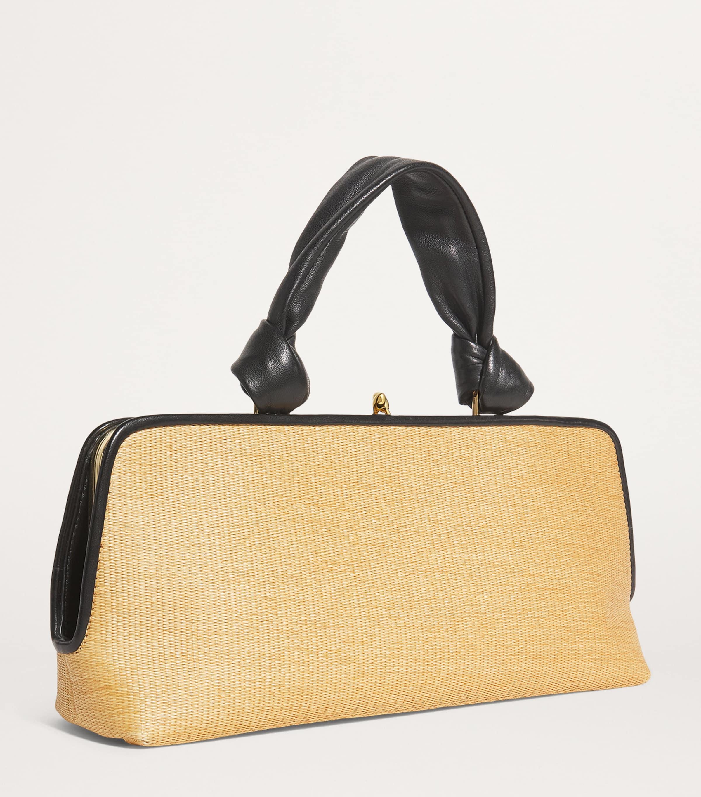 jil-sander-Beige-Small-Raffia-