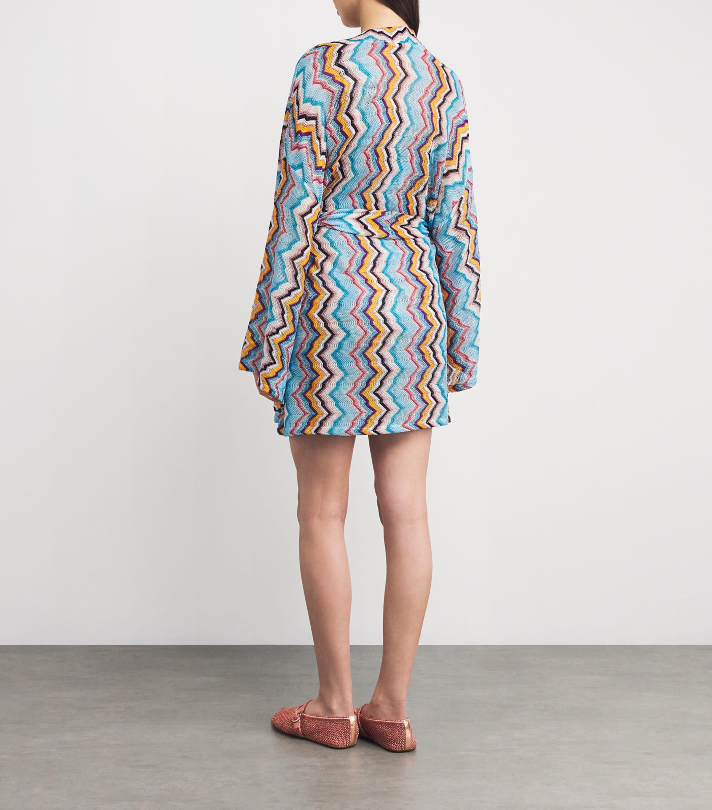 metallic knit cover up dress Missoni