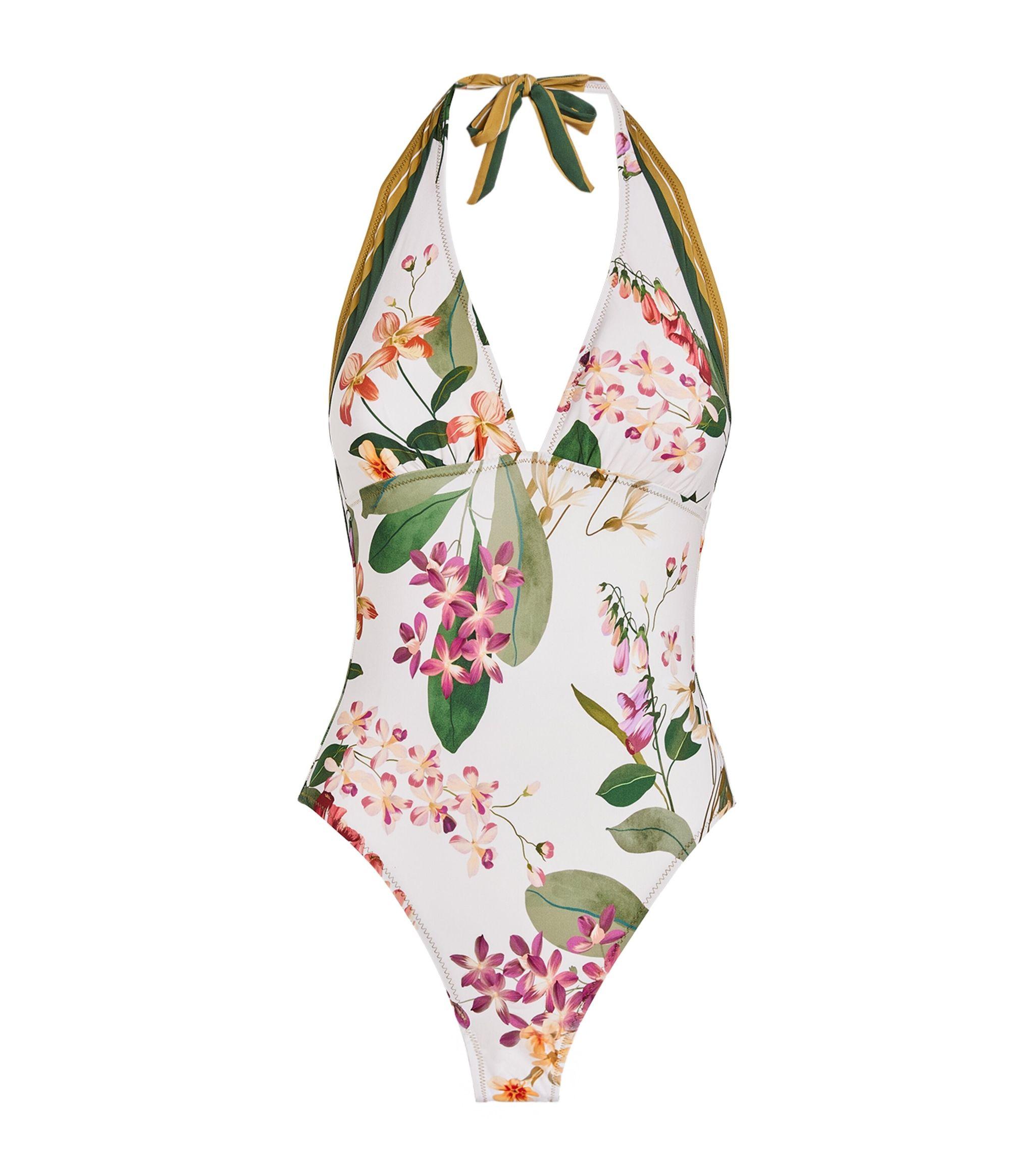 Gottex Synthetic Floral Swimsuit in Green | Lyst
