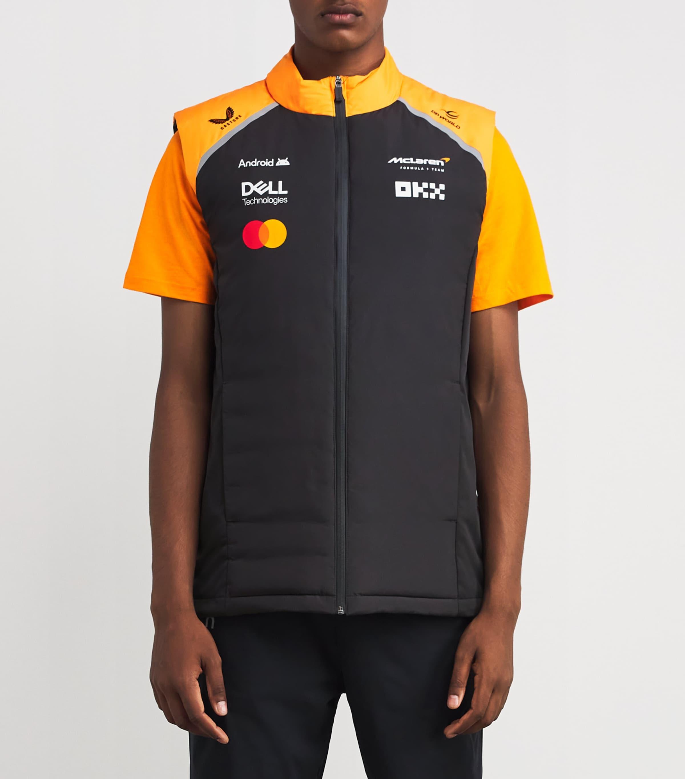 Castore X Mclaren Official Team Hybrid Gilet in Black for Men
