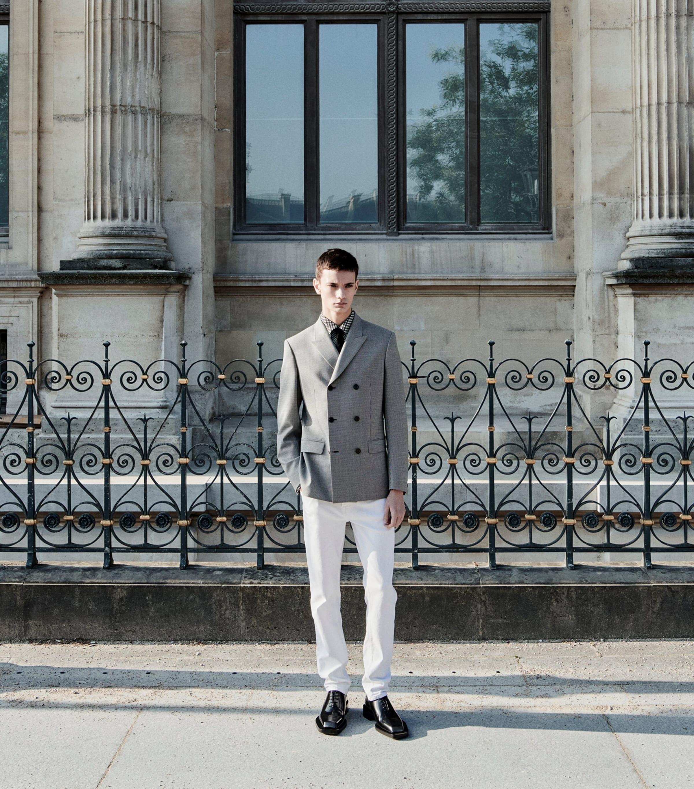 Christian Louboutin Caraca Abrasivato Leather Oxford Shoes in