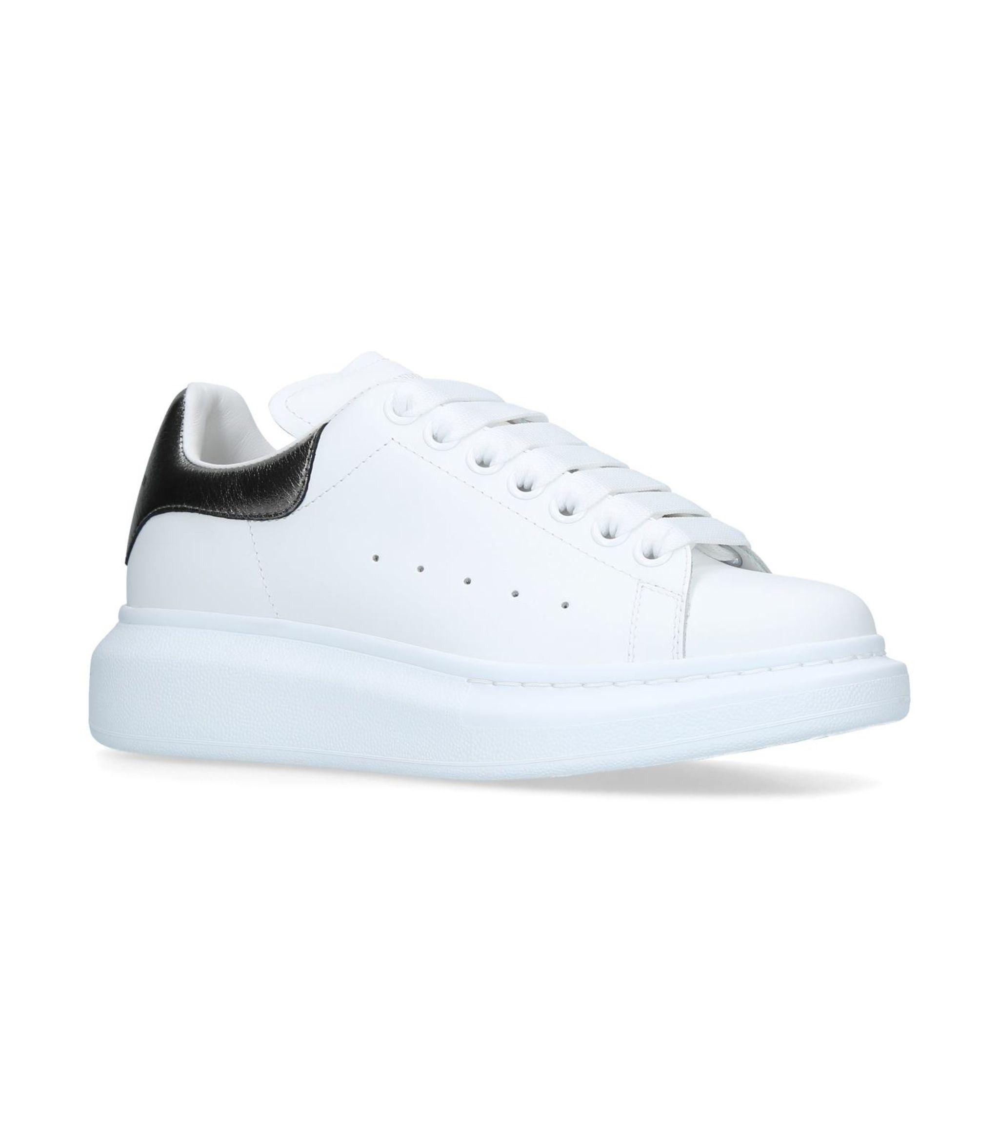Alexander McQueen Leather Runway Sneakers in White - Lyst