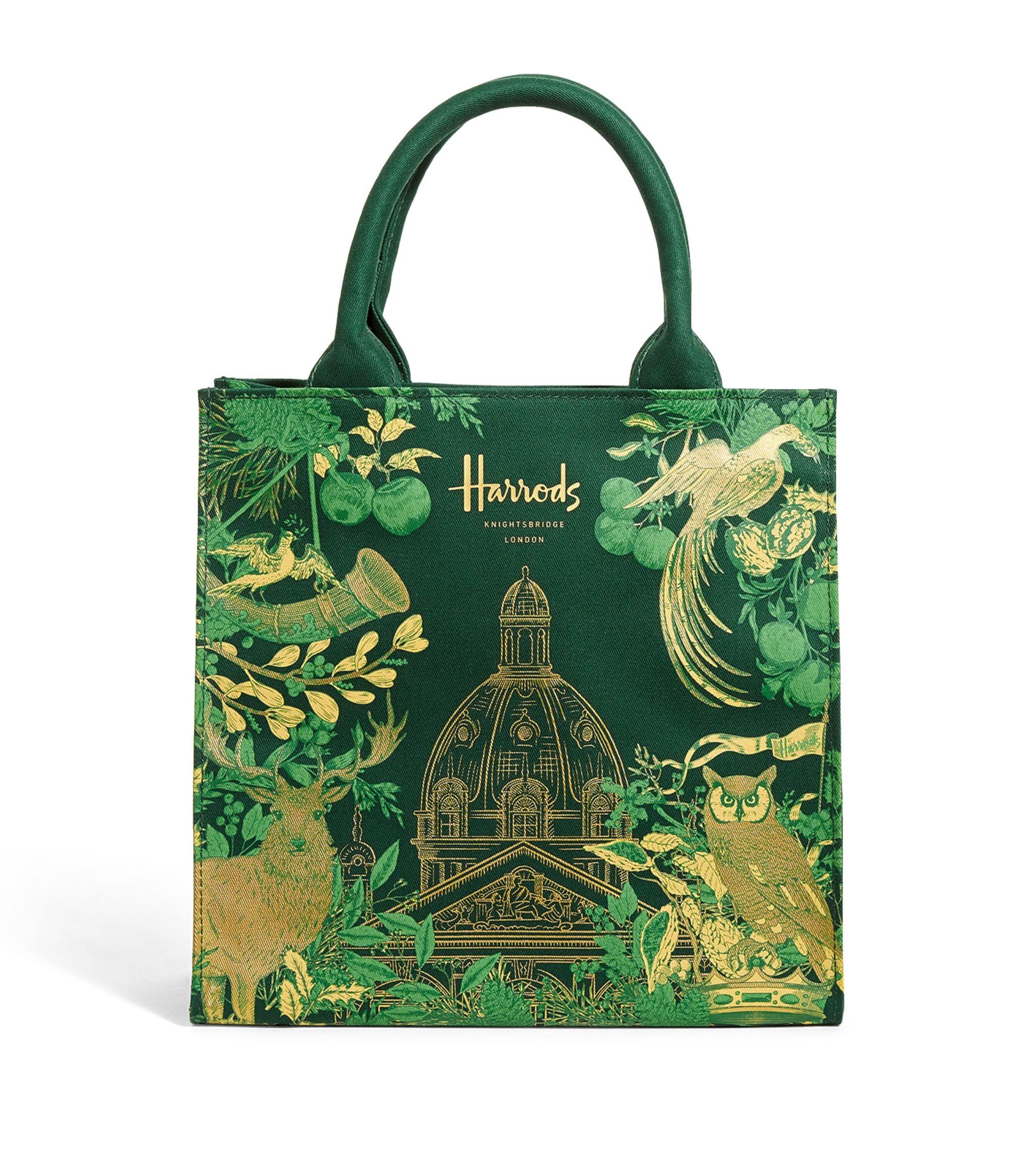 Harrods Small House Of Jacquard Shopper Bag in Green Lyst