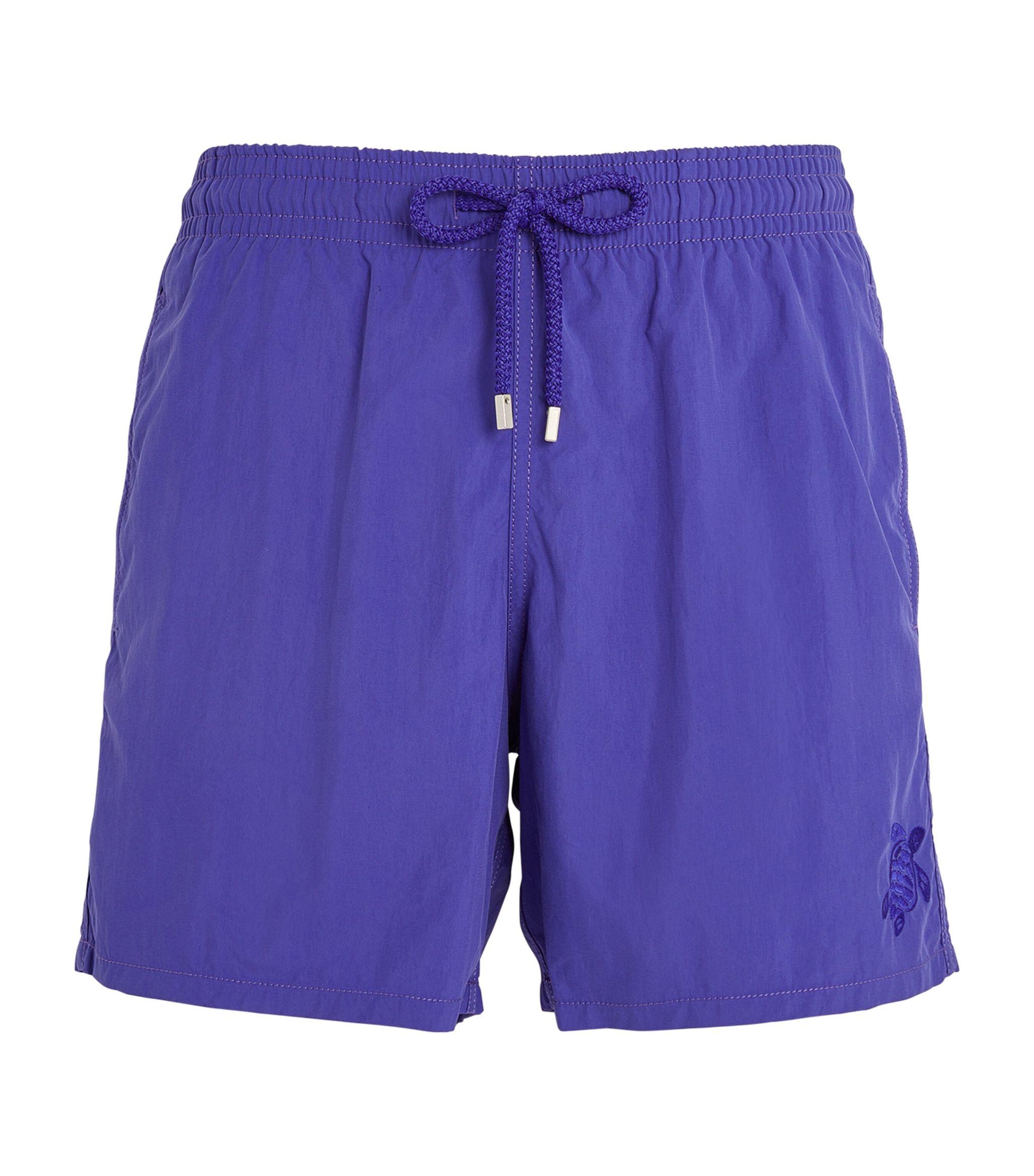 Vilebrequin Water Reactive Moorea Swim Shorts in Blue for Men | Lyst