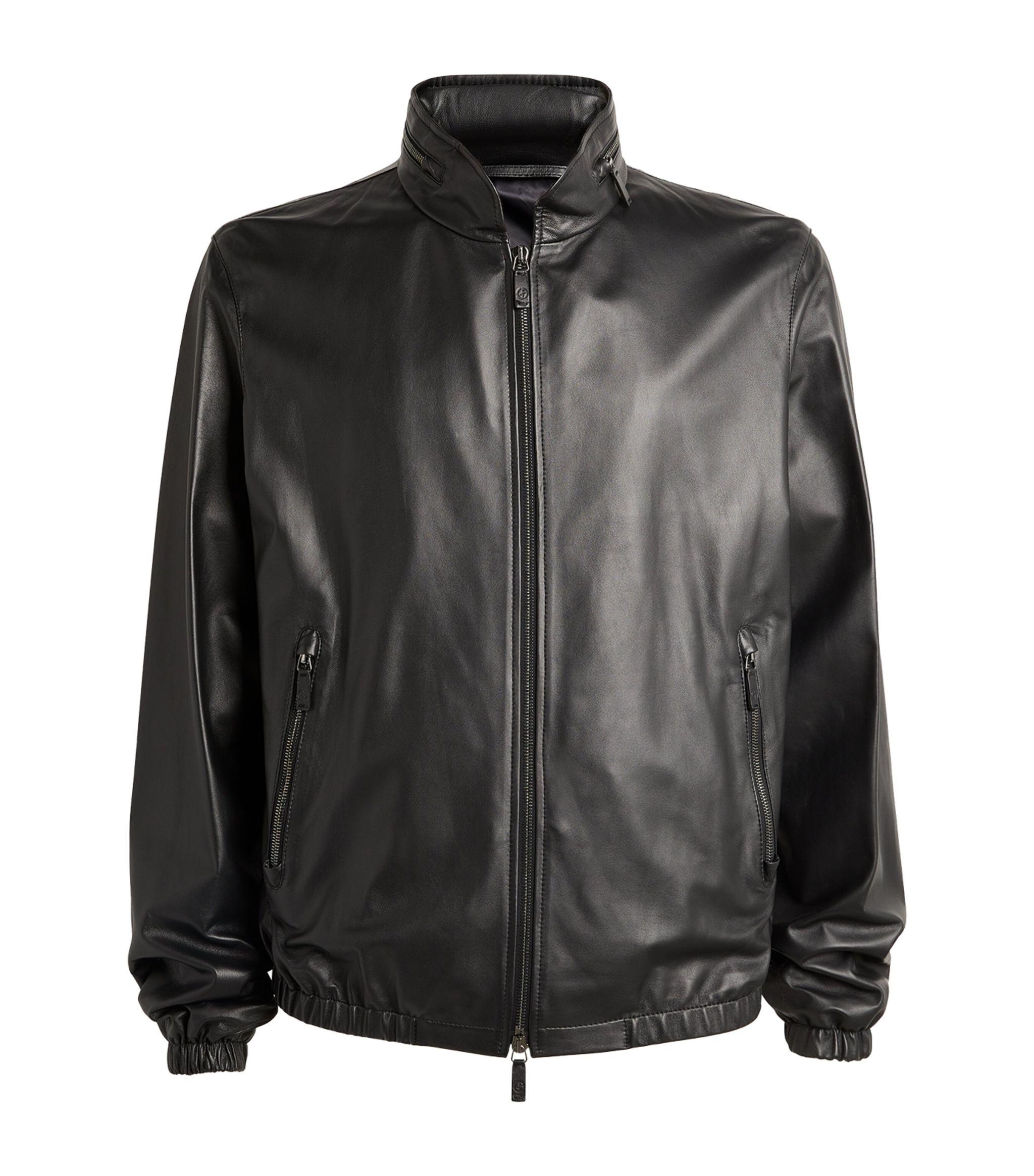 Armani moto jacket discount
