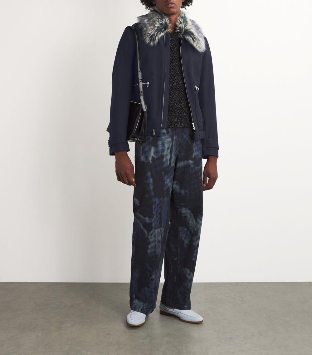 DRIES VAN NOTEN - 【DRIES VAN NOTEN】VERONA BIS FUR JACKET M