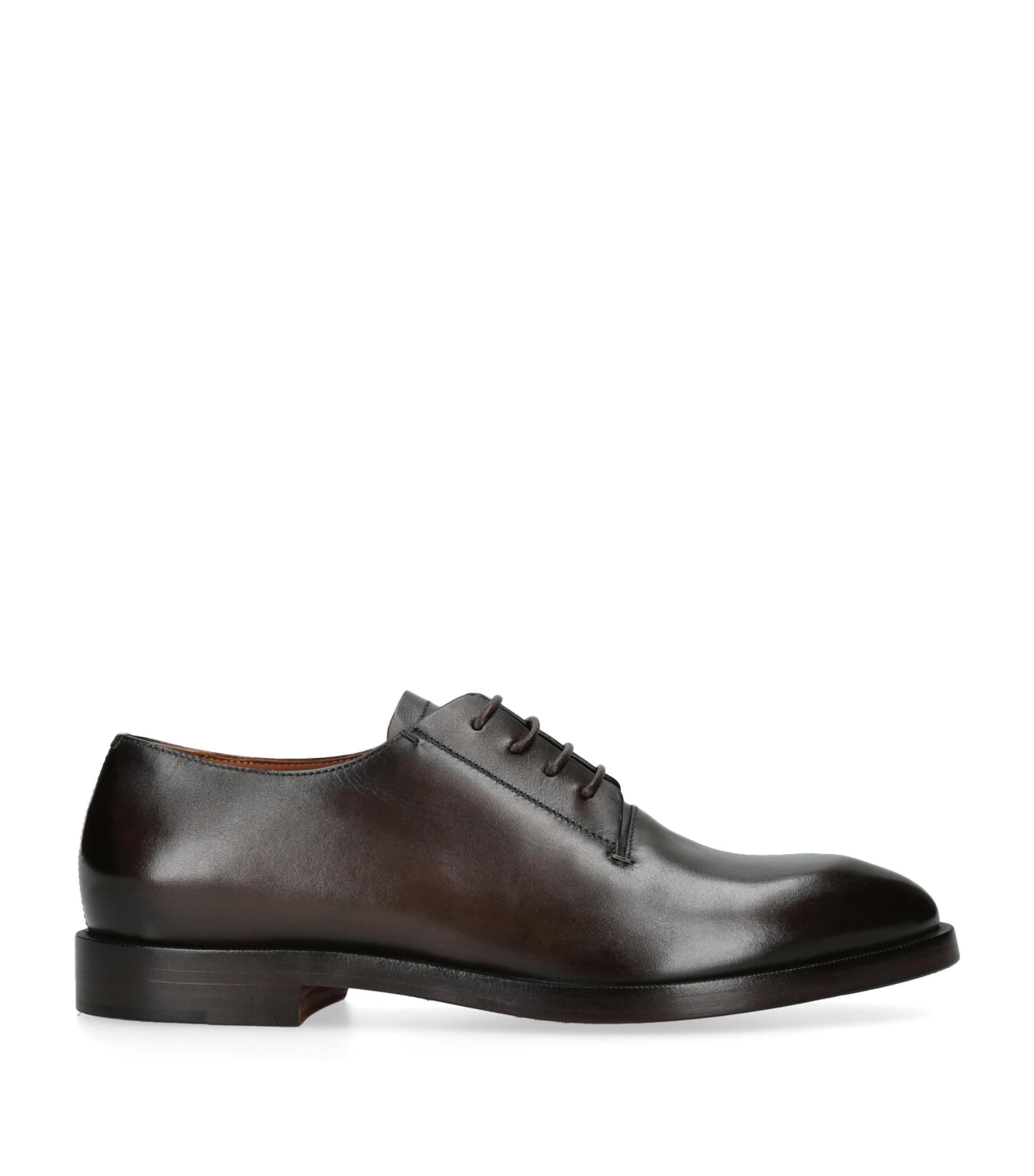 Ermenegildo Zegna Men’s Brown Leather Wingtip Derby Lace up Shoes CLASSIC_SOKO_KE | ERMENEGILDO ZEGNA SPORT Men main image 2
