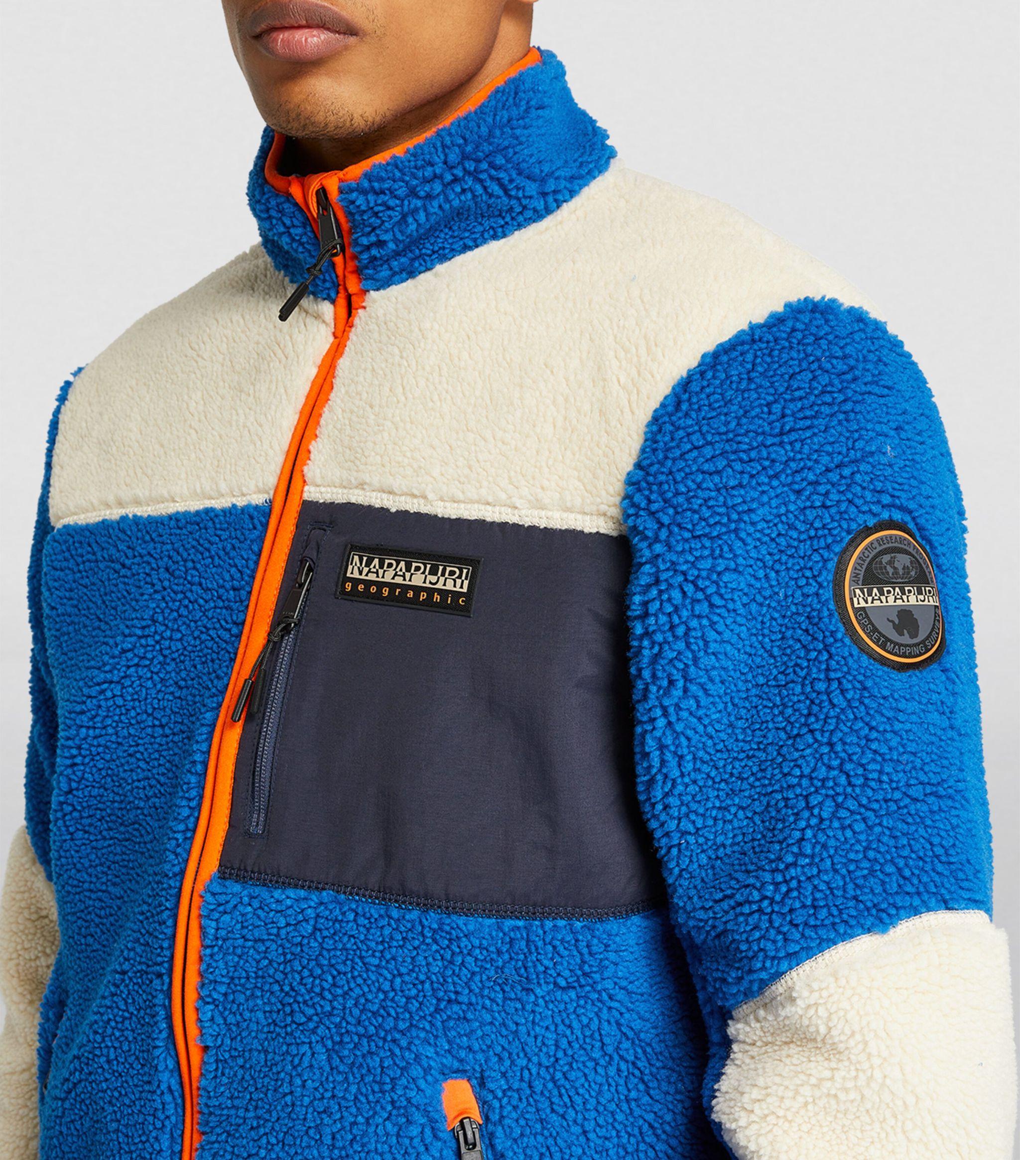 Napapijri yupik fleece jacket cheap
