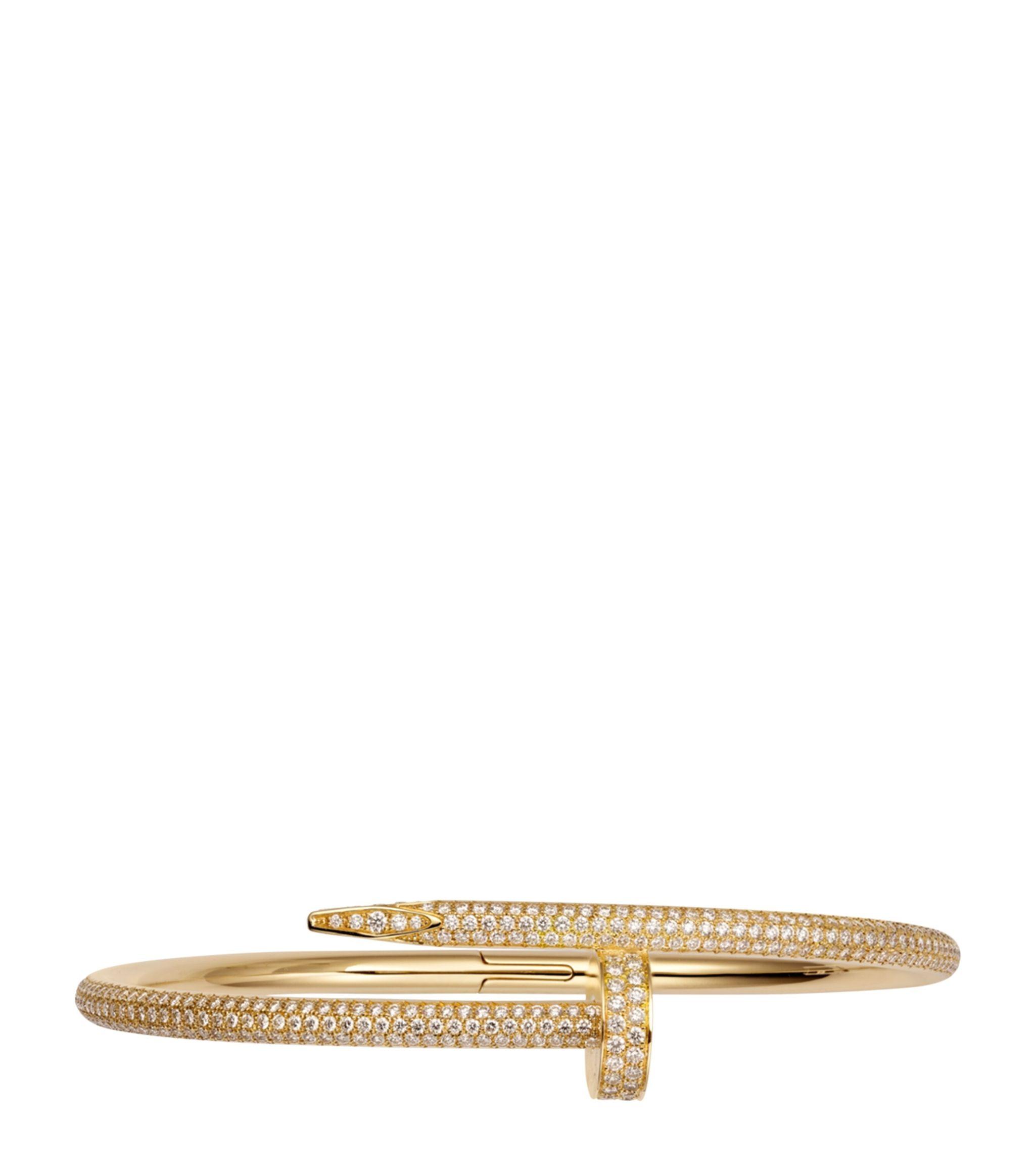 Cartier gold deals nail bracelet